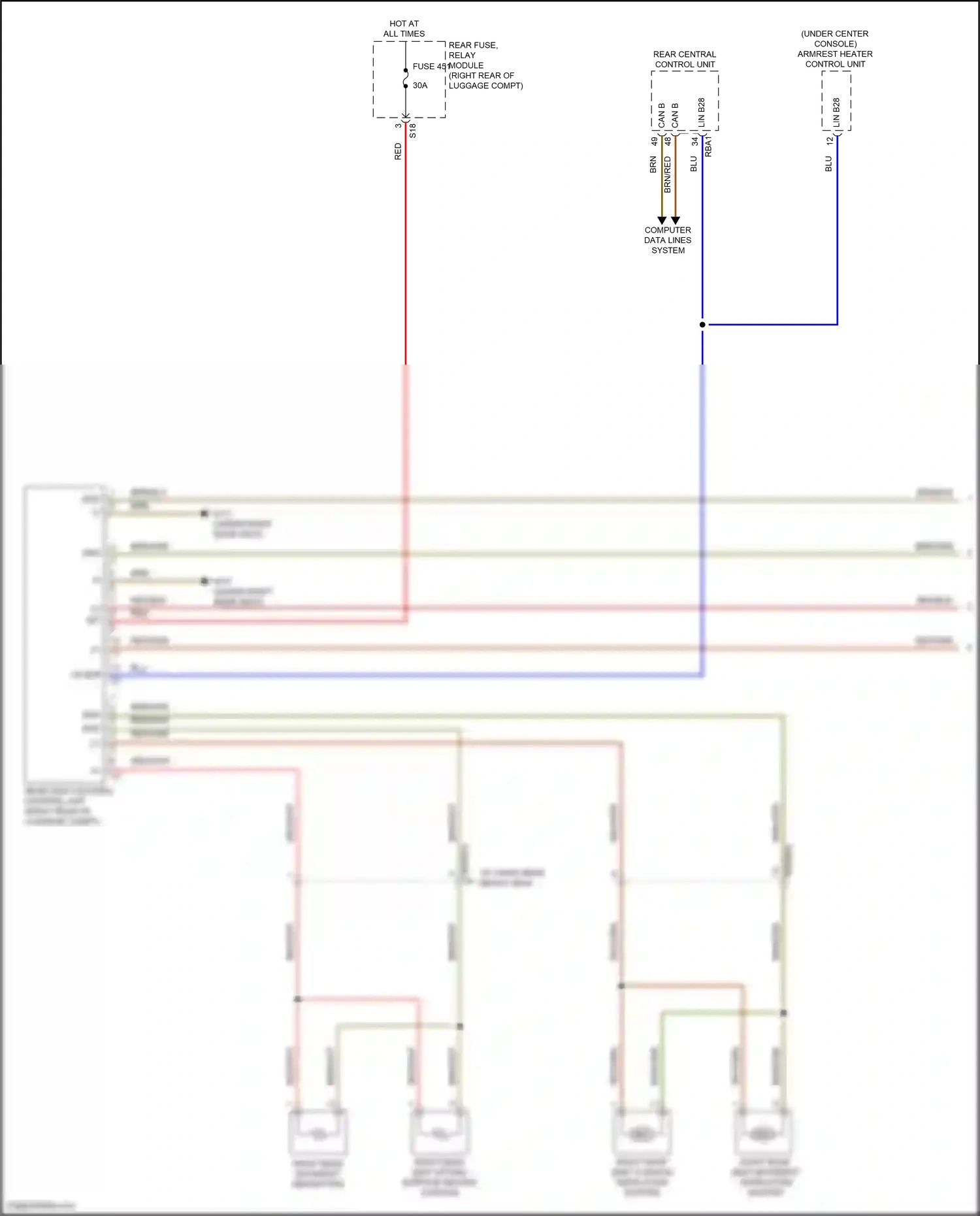 Mercedes-Benz Maybach GLS-class X167 (2019-2023) computer data lines system wiring diagram  (78 of 128)