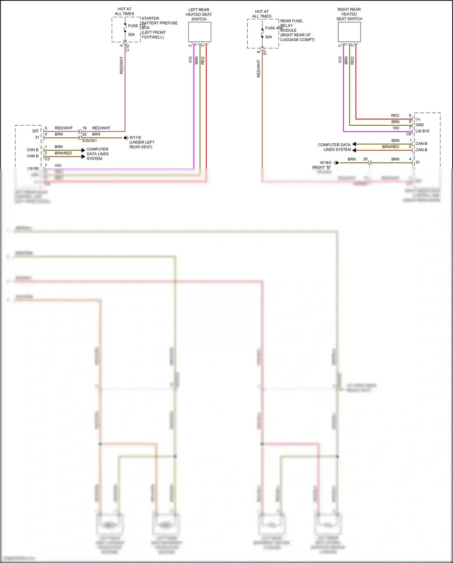 Mercedes-Benz Maybach GLS-class X167 (2019-2023) computer data lines system wiring diagram  (79 of 128)