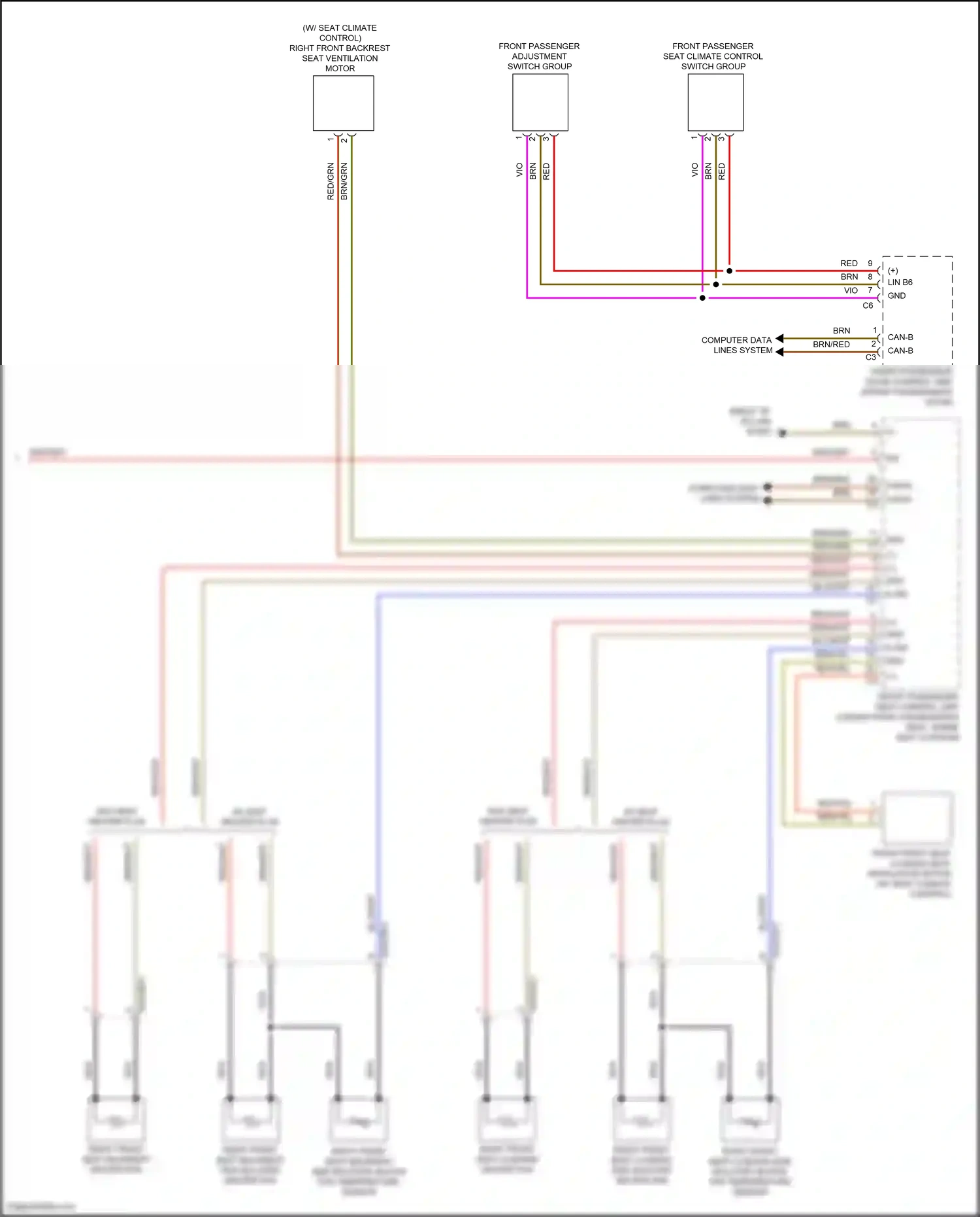 Mercedes-Benz Maybach GLS-class X167 (2019-2023) computer data lines system wiring diagram  (76 of 128)