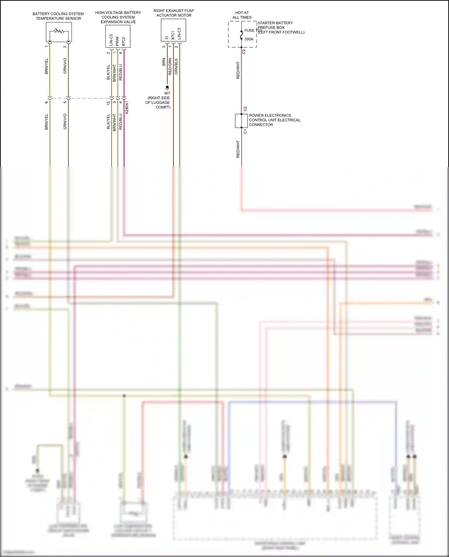 Mercedes-Benz Maybach GLS-class X167 (2019-2023) computer data wiring diagram  (3 of 6)