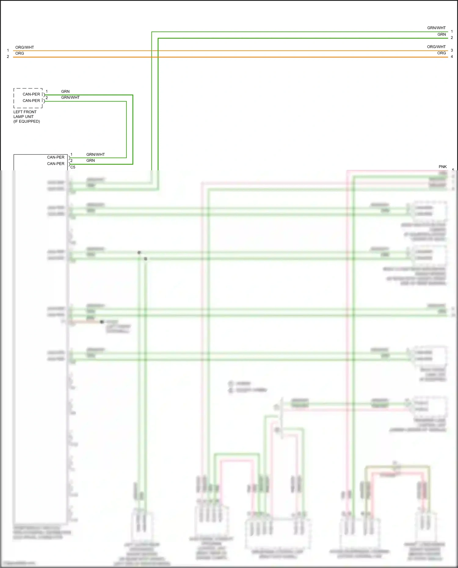 Mercedes-Benz Maybach GLS-class X167 (2019-2023) mono multi-function camera wiring diagram  (2 of 4)