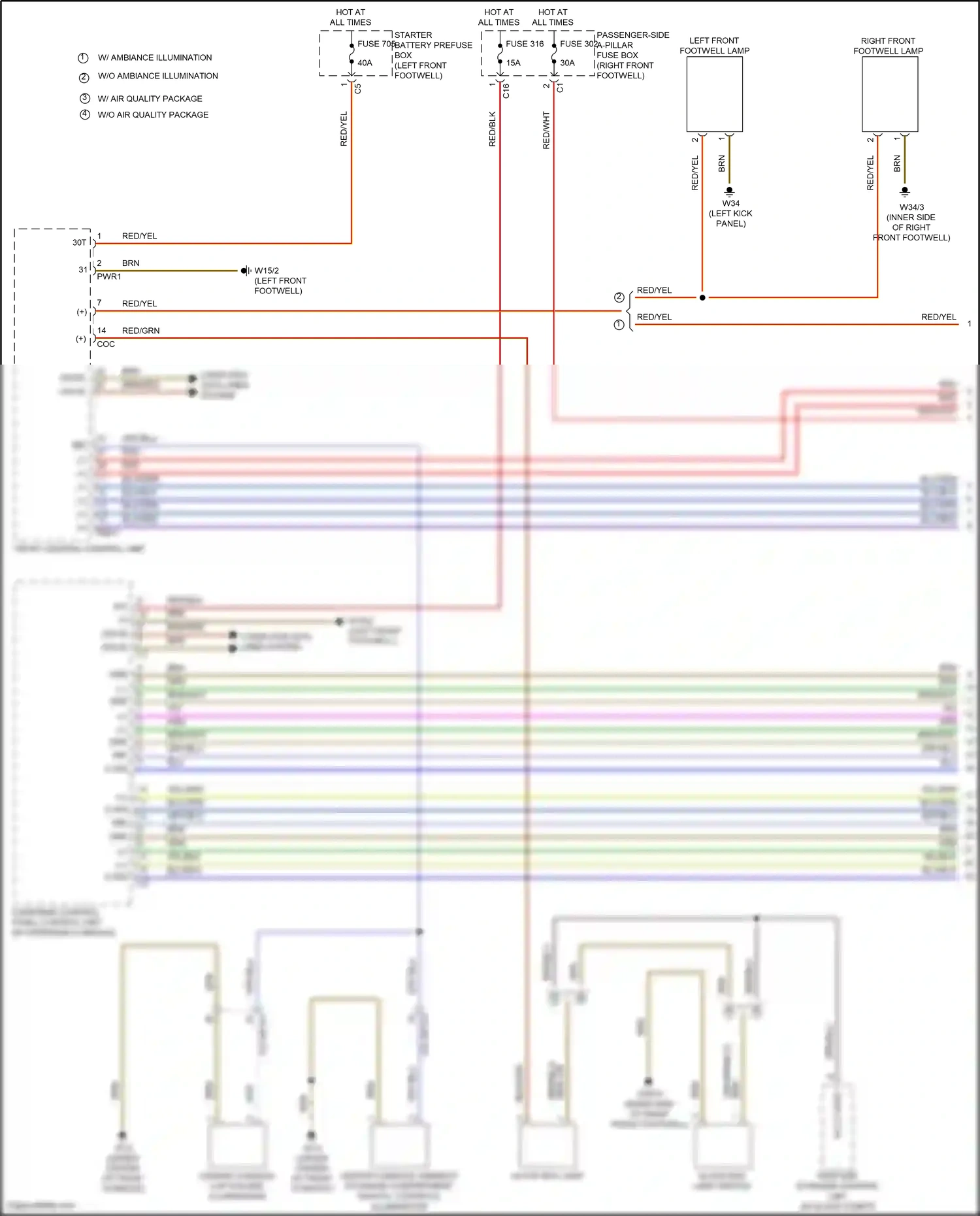 Mercedes-Benz Maybach GLS-class X167 (2019-2023) perfume atomizer control unit wiring diagram  (2 of 4)