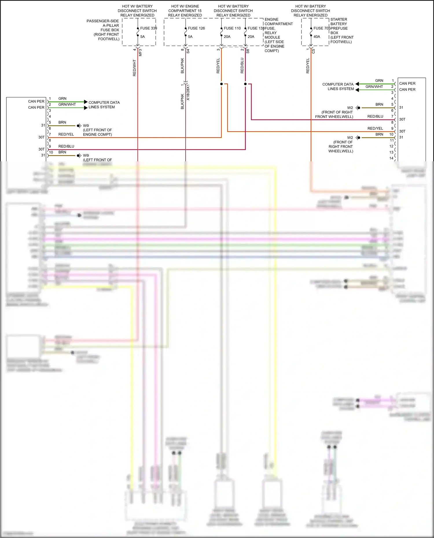 Mercedes-Benz Maybach GLS-class X167 (2019-2023) rain/light sensor w/ additional functions wiring diagram  (1 of 6)
