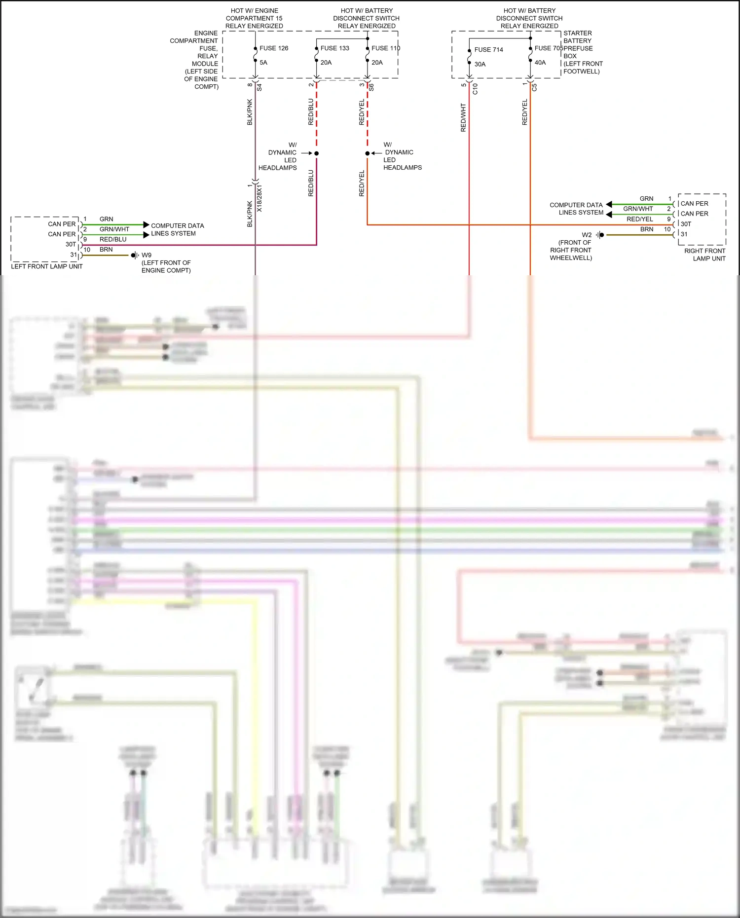 Mercedes-Benz Maybach GLS-class X167 (2019-2023) steering column module control unit wiring diagram  (14 of 21)