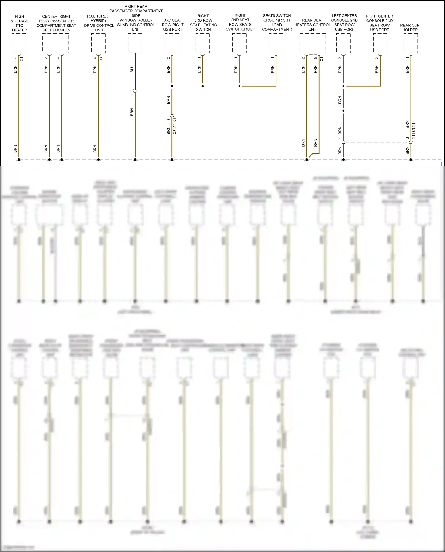 Mercedes-Benz Maybach GLS-class X167 (2019-2023) steering column module control unit wiring diagram  (2 of 21)