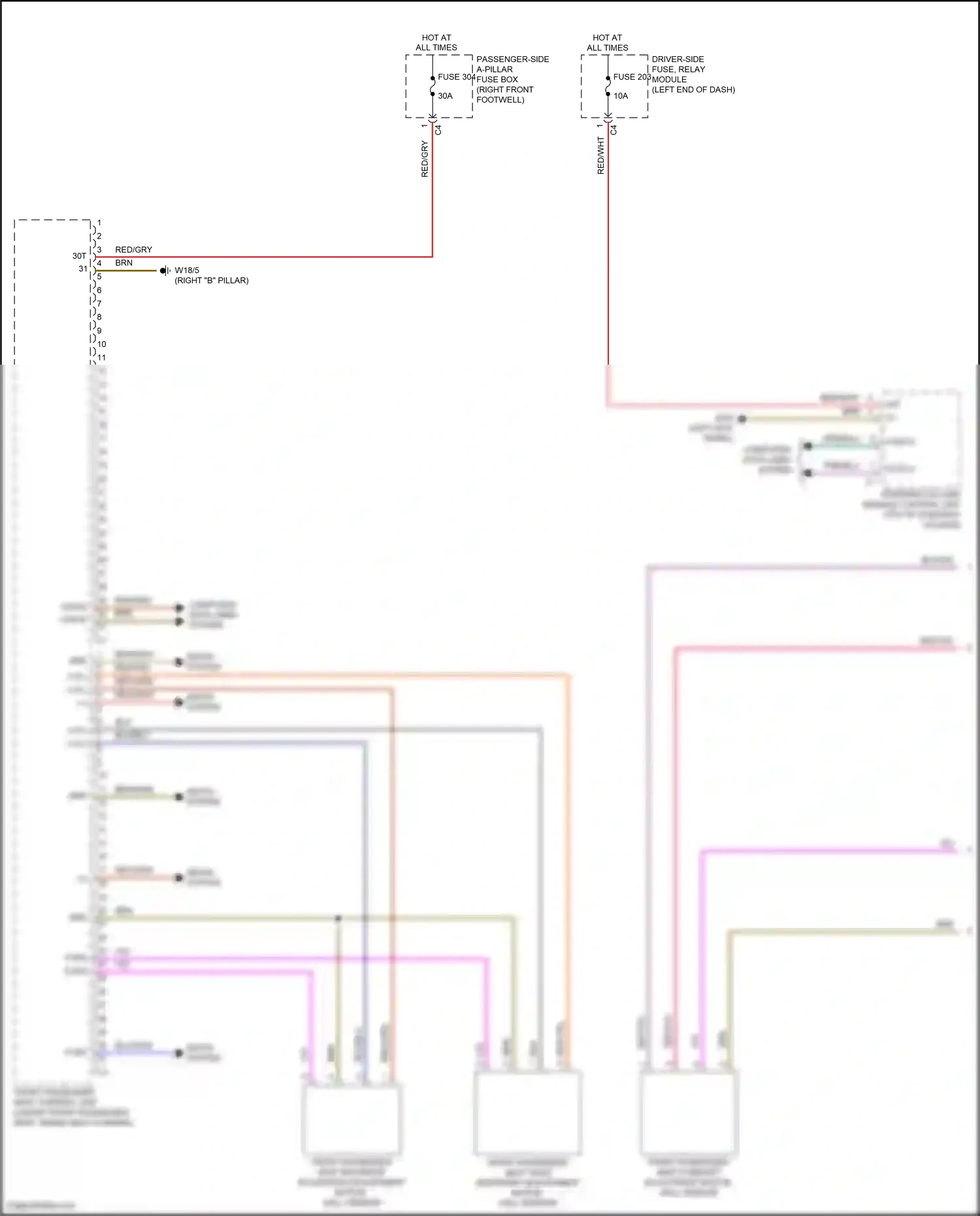 Mercedes-Benz Maybach GLS-class X167 (2019-2023) steering column module control unit wiring diagram  (13 of 21)