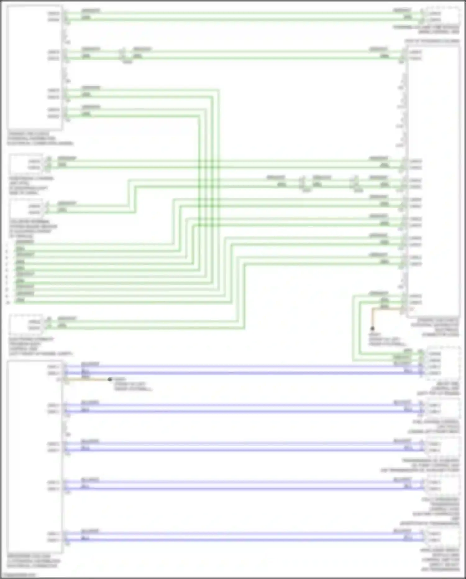 Metris Mercedes-Benz W447 (2015-2024): High/low bus circuit (3 of 3)