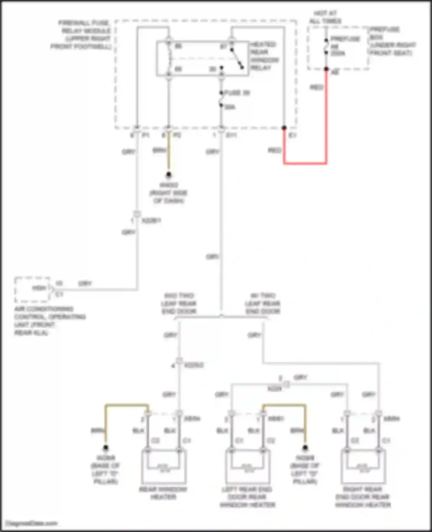 Wiring diagram firewall fuse, relay module for Mercedes-Benz Metris W447 (2015-2024) (39 of 44)