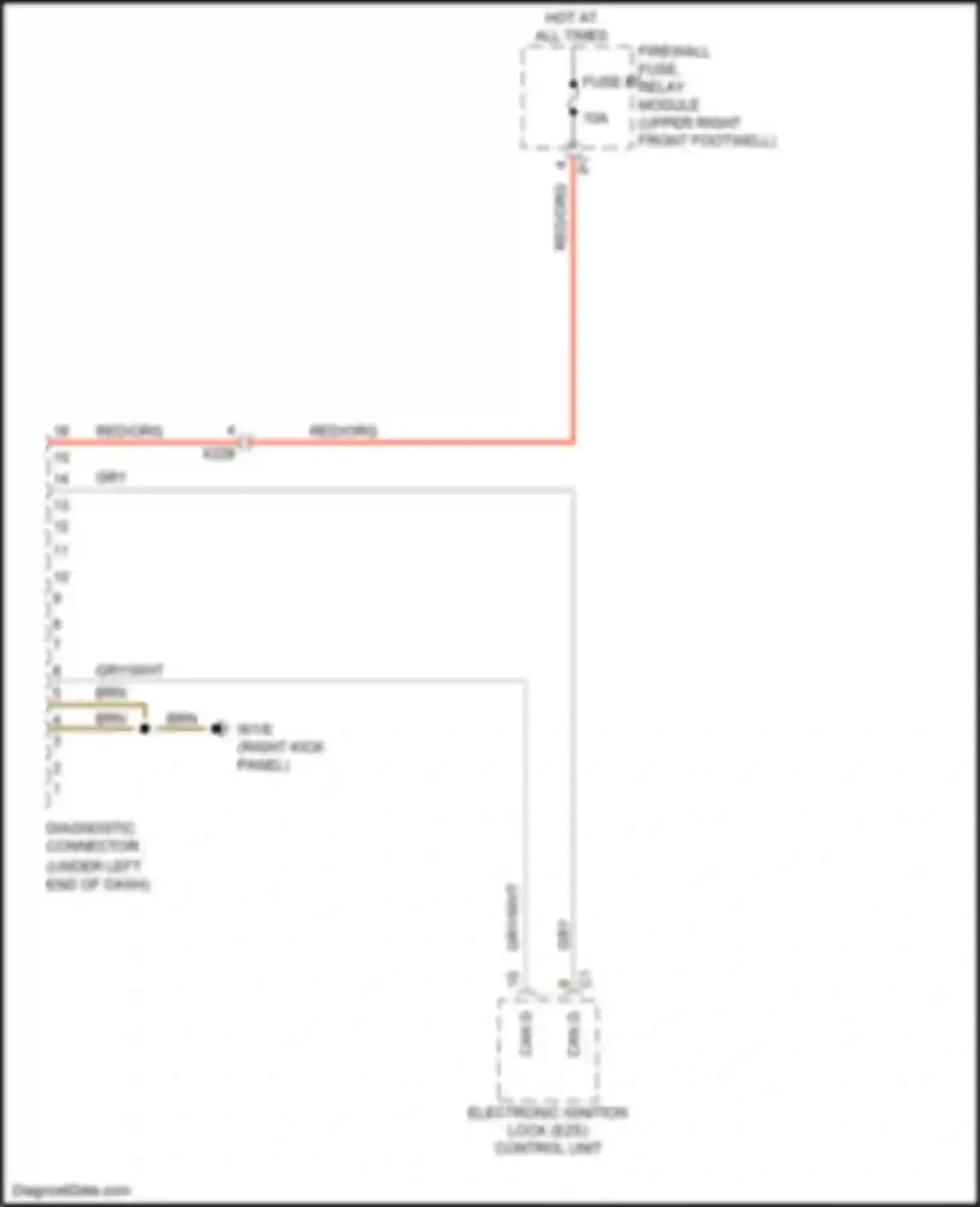 Wiring diagram firewall fuse, relay module for Mercedes-Benz Metris W447 (2015-2024) (6 of 44)