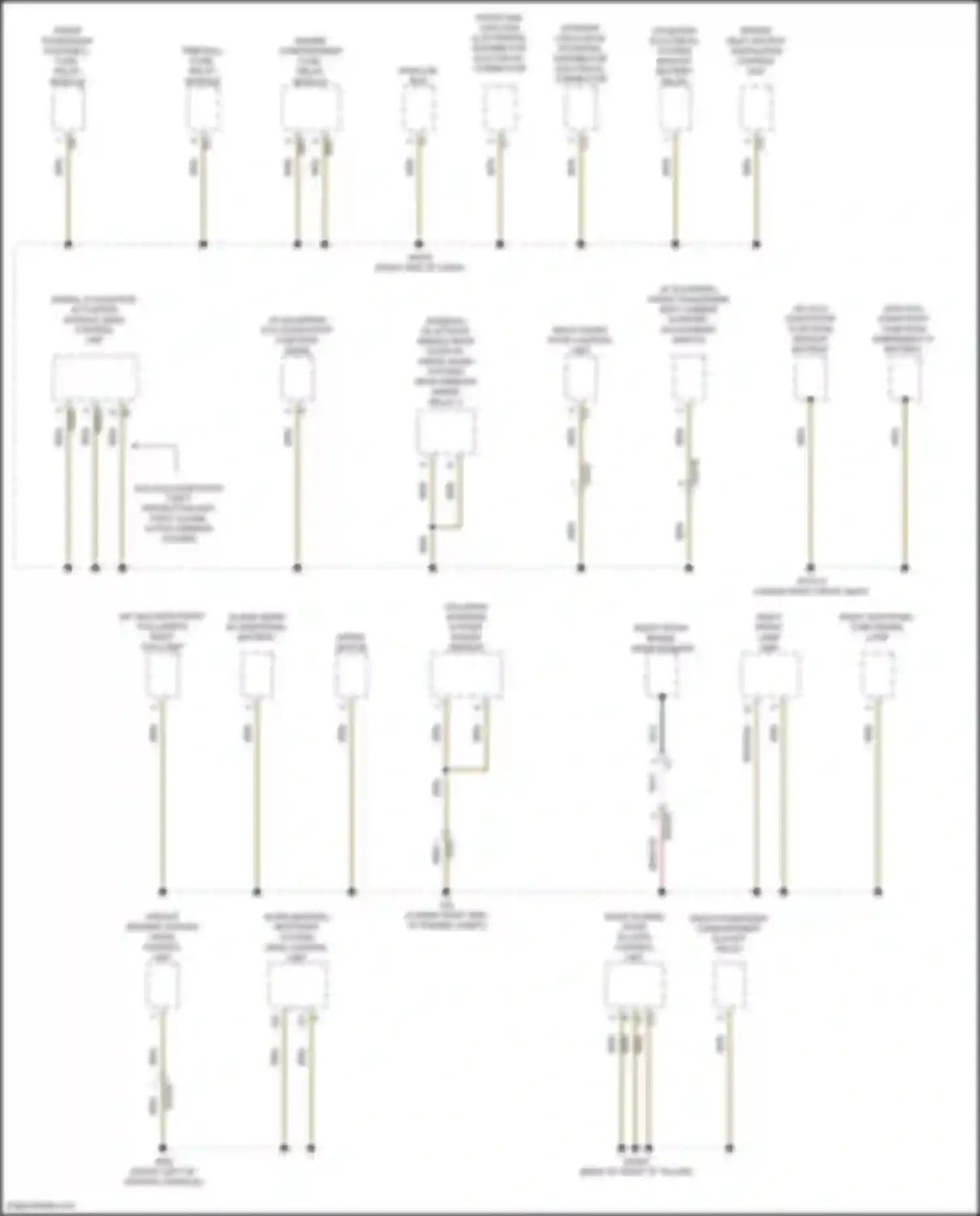 Wiring diagram on-board electrical system backup battery relay for Mercedes-Benz Metris W447 (2015-2024) (2 of 4)