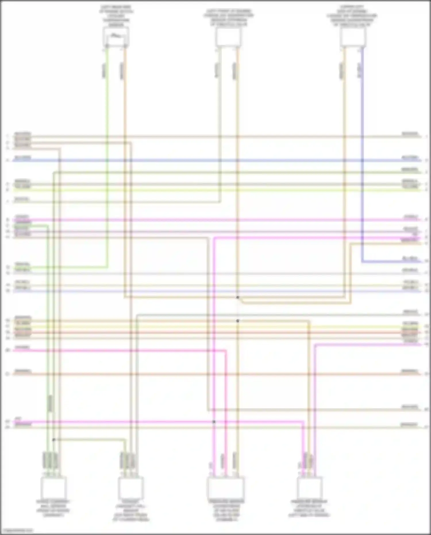 Wiring diagram pressure sensor downstream of air filter for Mercedes-Benz Metris W447 (2015-2024) (1 of 1)