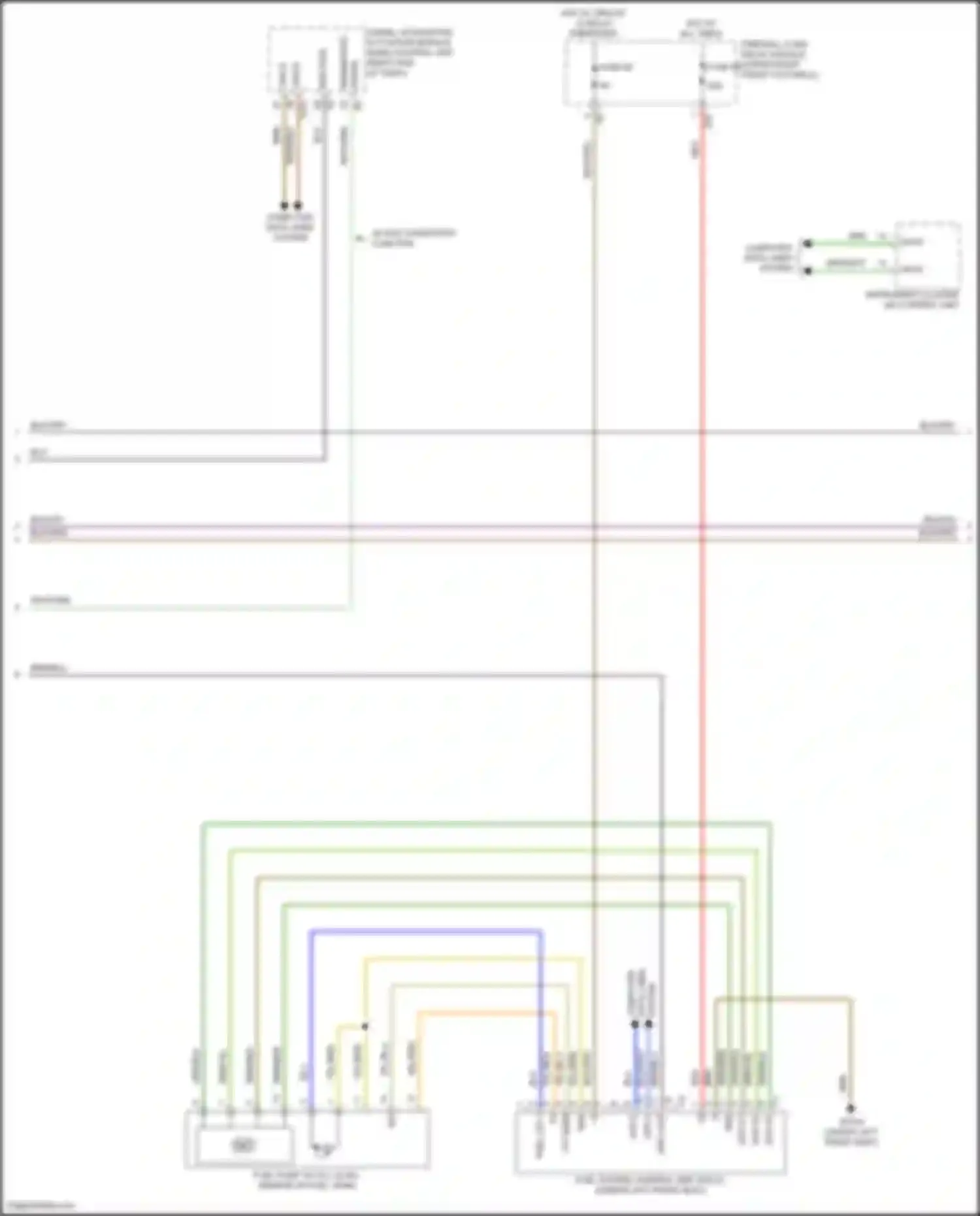 Wiring diagram right end of dash) for Mercedes-Benz Metris W447 (2015-2024) (26 of 26)