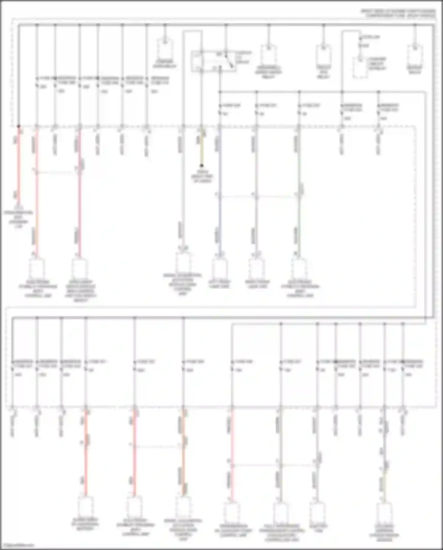 Wiring diagram right front lamp unit for Mercedes-Benz Metris W447 (2015-2024) (4 of 4)
