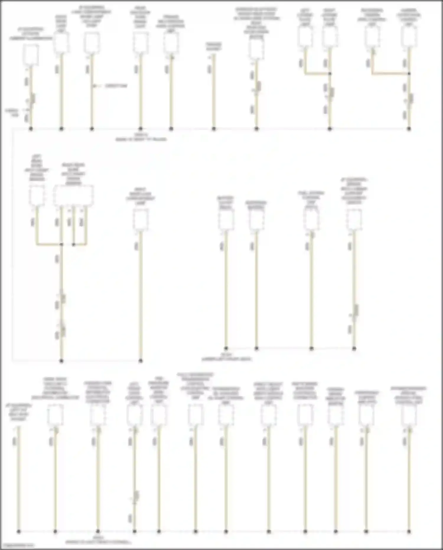 Wiring diagram right rear load compartment lamp for Mercedes-Benz Metris W447 (2015-2024) (1 of 3)