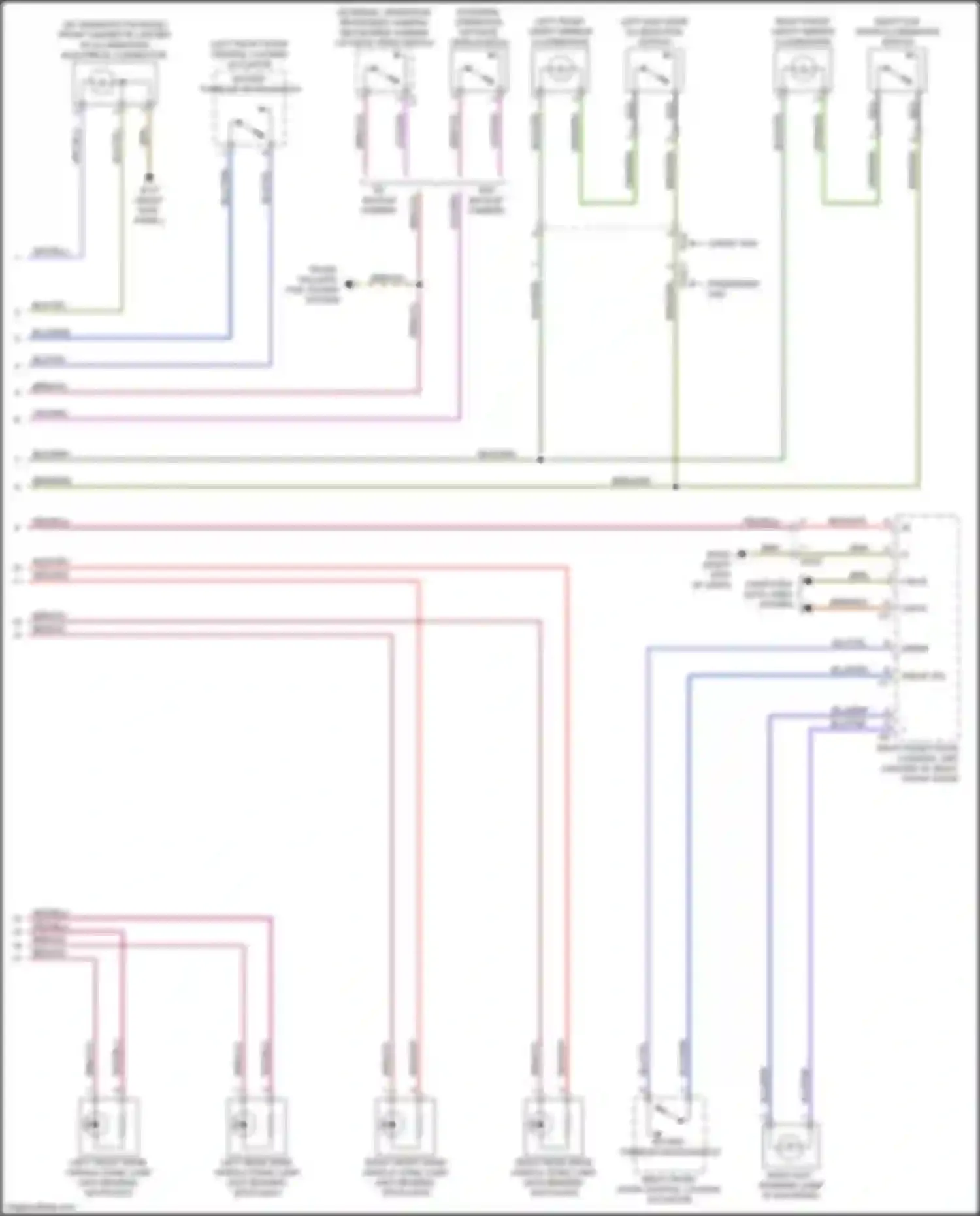 Wiring diagram w/ backup camera for Mercedes-Benz Metris W447 (2015-2024) (1 of 1)