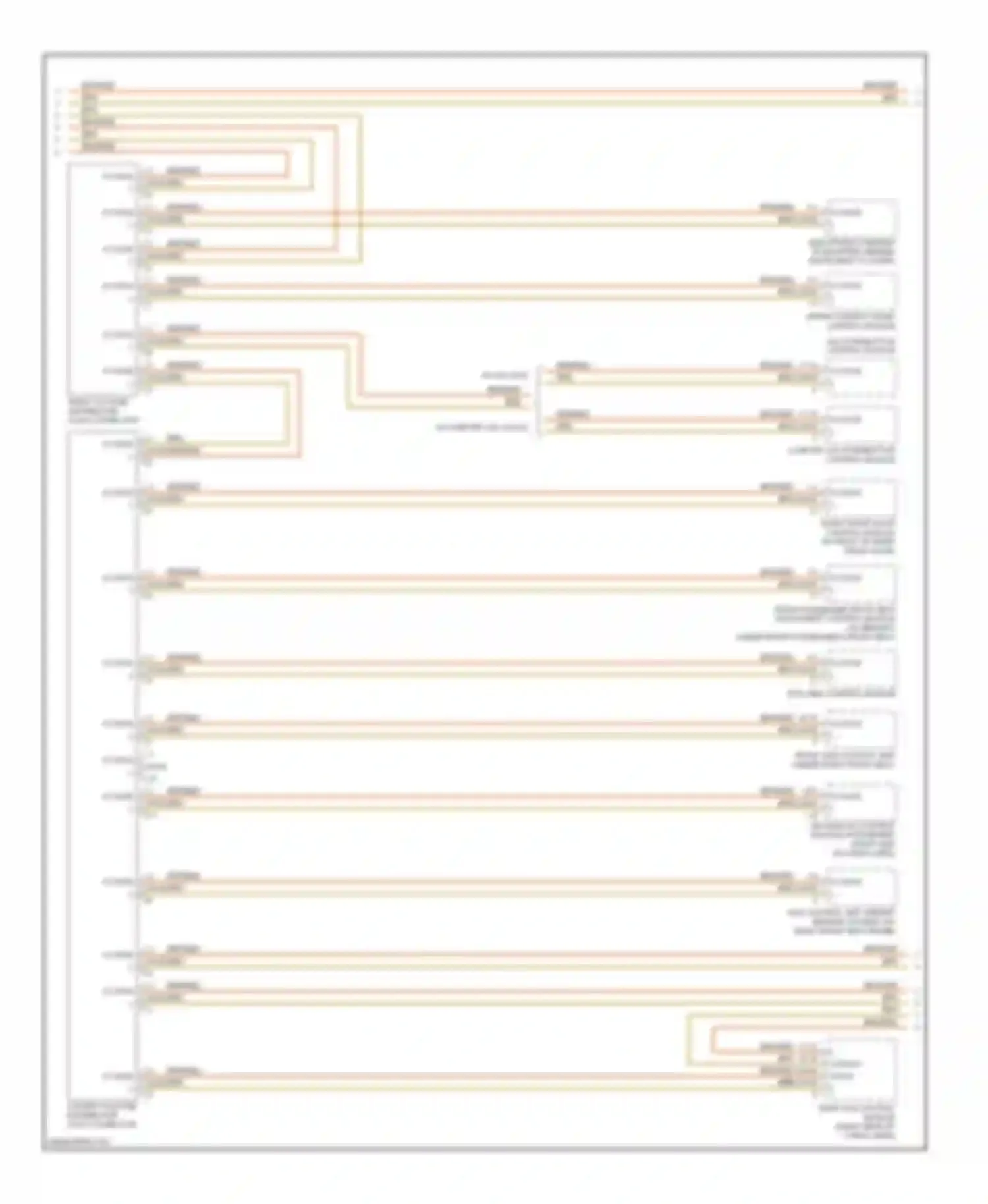 R-class Mercedes-Benz W251 facelift (2007-2010): High/low bus circuit (2 of 3)
