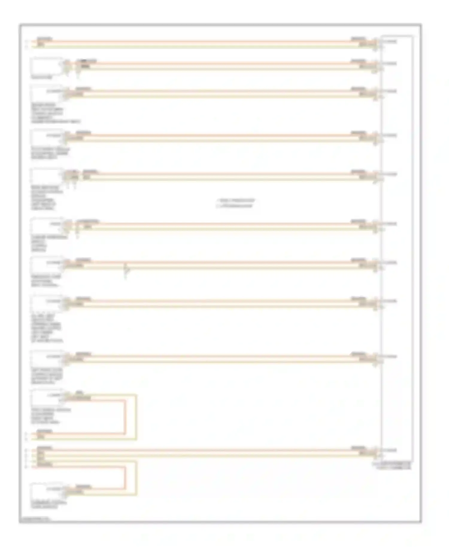 R-class Mercedes-Benz W251 facelift (2007-2010): High/low bus circuit (3 of 3)