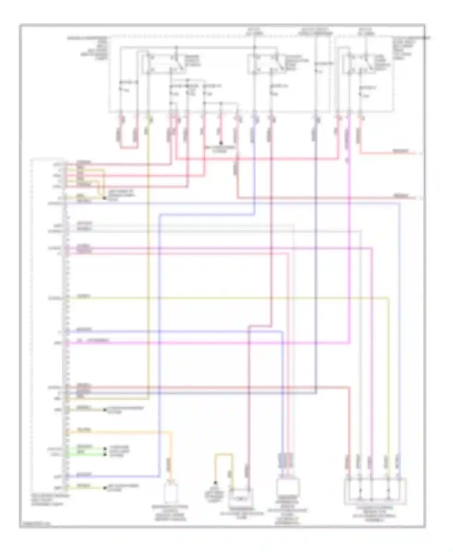 R-class Mercedes-Benz W251 facelift (2007-2010): Wiring diagram engine performance 3.0l diesel (1 of 4)