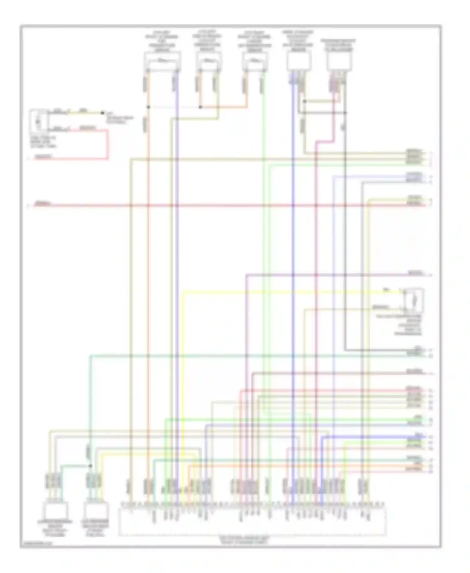 R-class Mercedes-Benz W251 facelift (2007-2010): Wiring diagram engine performance 3.0l diesel (2 of 4)