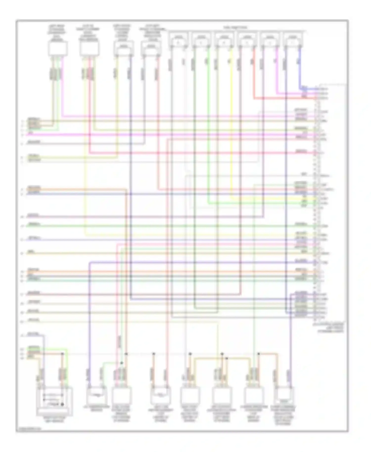 R-class Mercedes-Benz W251 facelift (2007-2010): Wiring diagram engine performance 3.0l diesel (4 of 4)