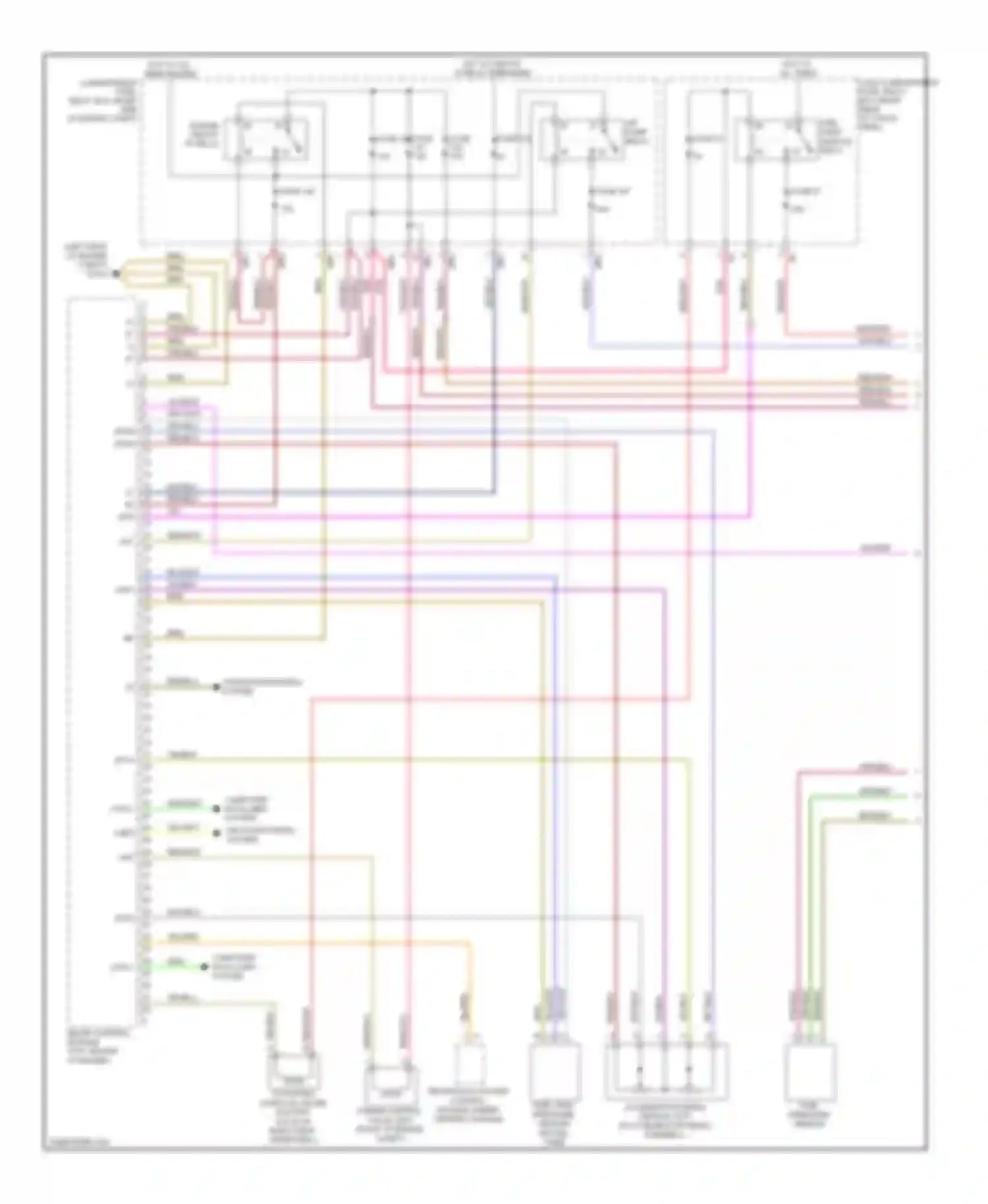 R-class Mercedes-Benz W251 facelift (2007-2010): Wiring diagram engine performance 3.5l (1 of 4)