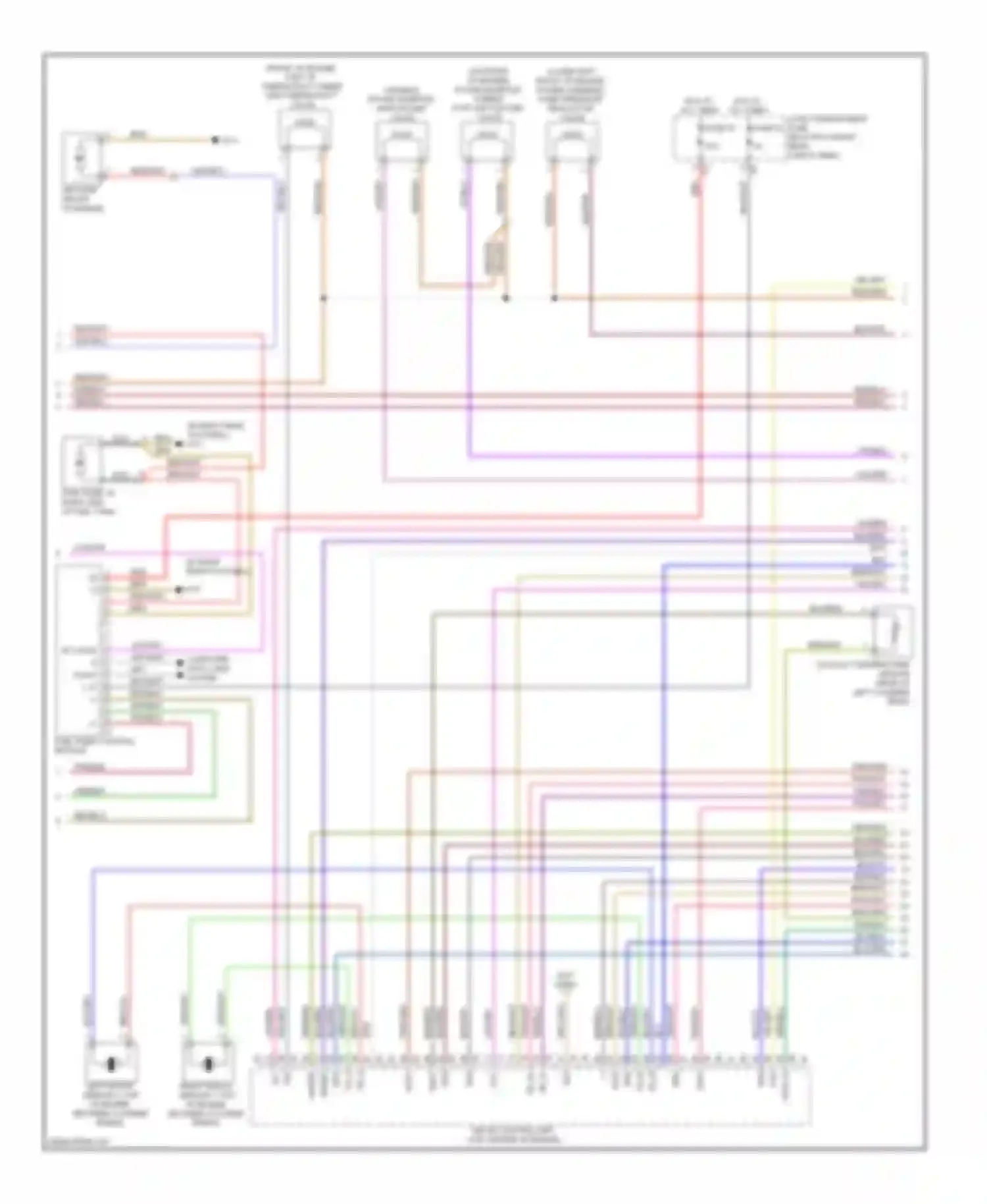 R-class Mercedes-Benz W251 facelift (2007-2010): Wiring diagram engine performance 3.5l (2 of 4)