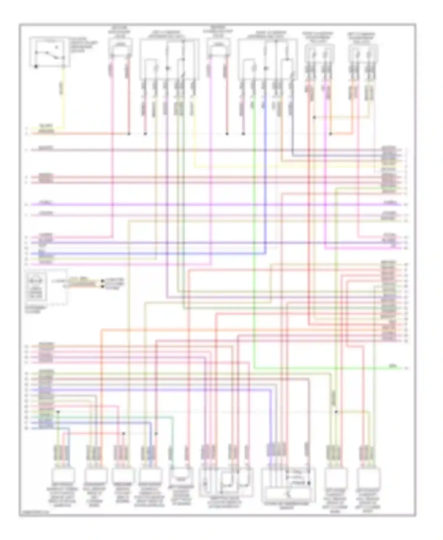 R-class Mercedes-Benz W251 facelift (2007-2010): Wiring diagram engine performance 3.5l (3 of 4)