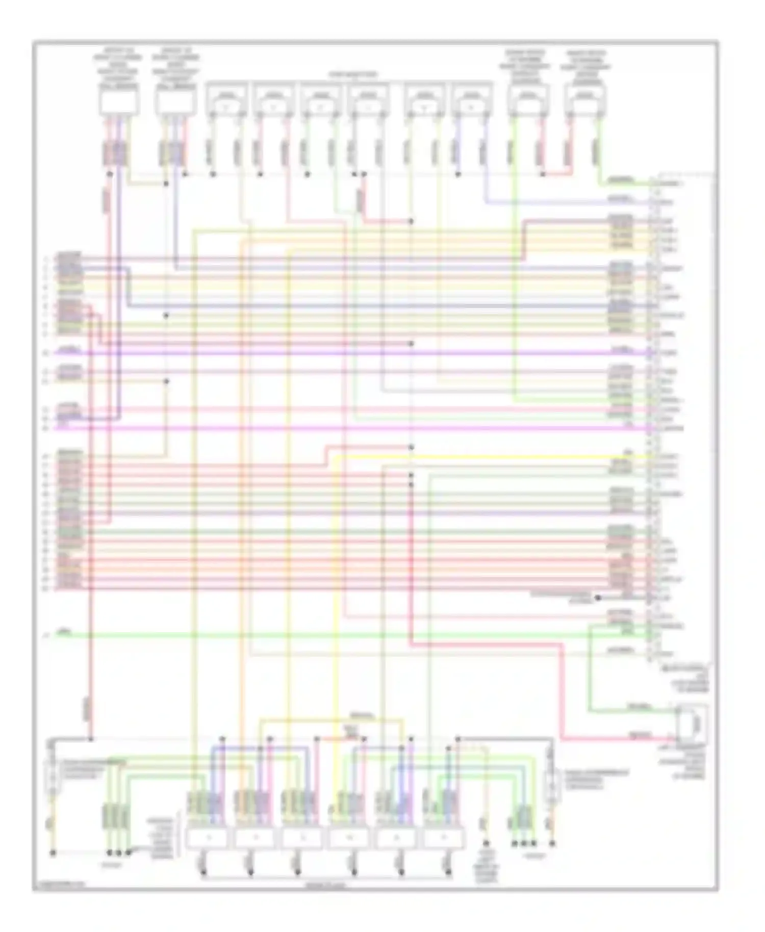 R-class Mercedes-Benz W251 facelift (2007-2010): Wiring diagram engine performance 3.5l (4 of 4)