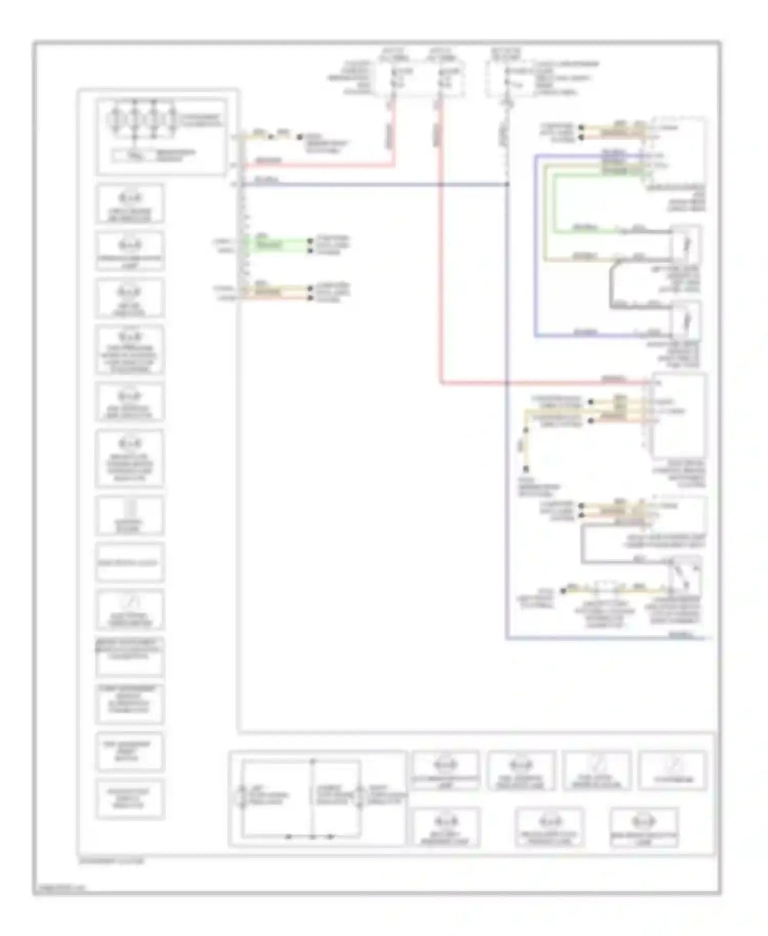 R-class Mercedes-Benz W251 facelift (2007-2010): Instrument cluster circuit (1 of 2)
