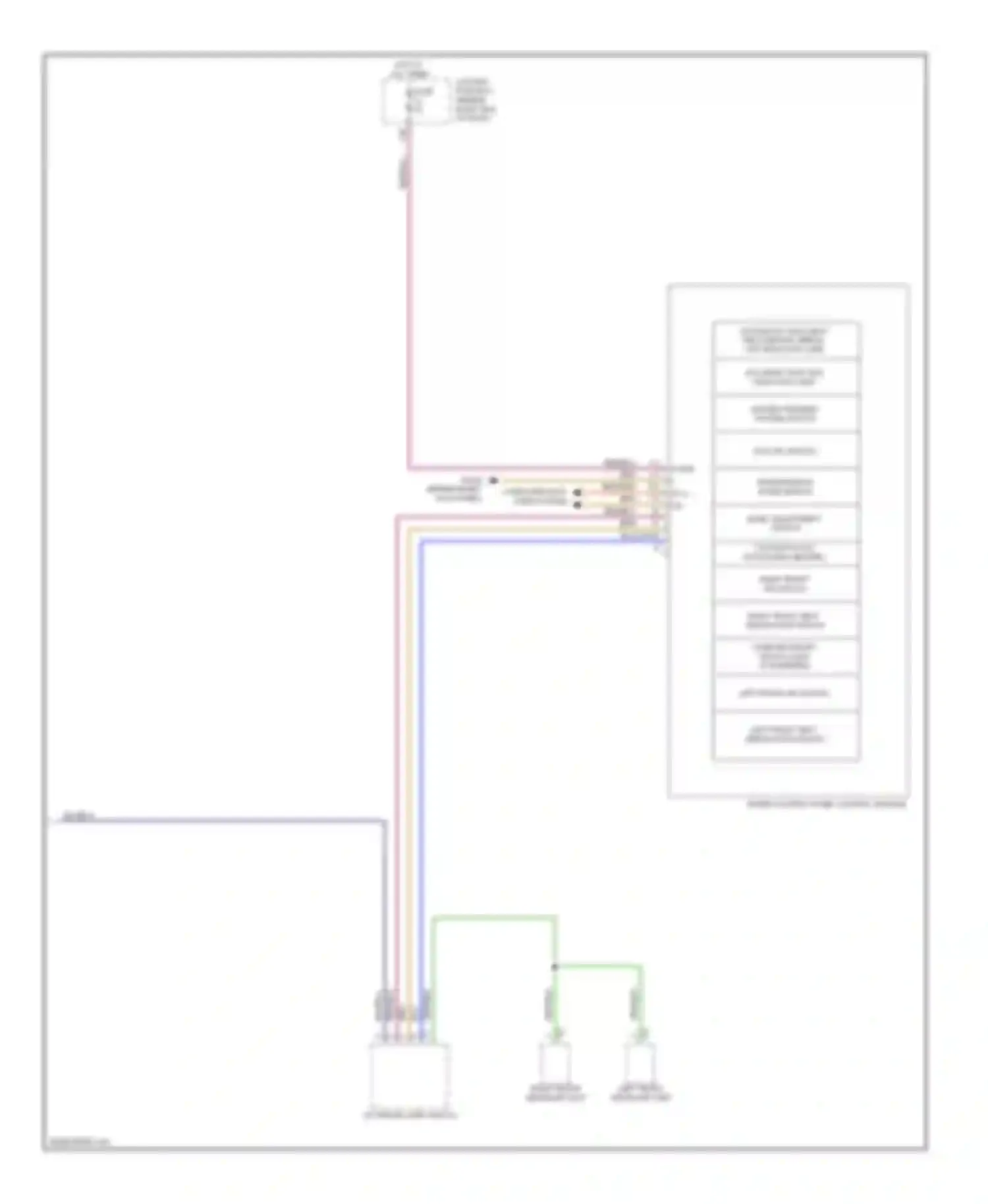 R-class Mercedes-Benz W251 facelift (2007-2010): Instrument cluster circuit (2 of 2)