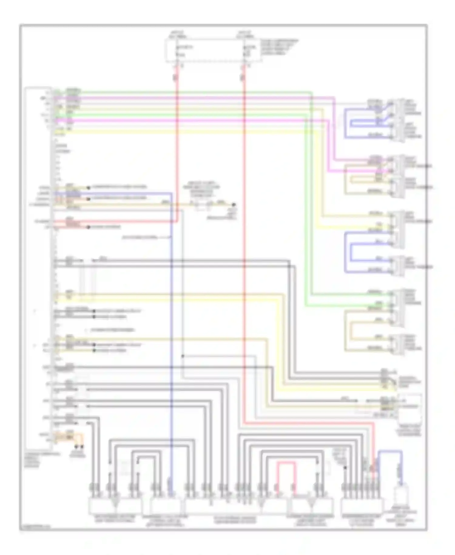 R-class Mercedes-Benz W251 facelift (2007-2010): Comand actuation circuit