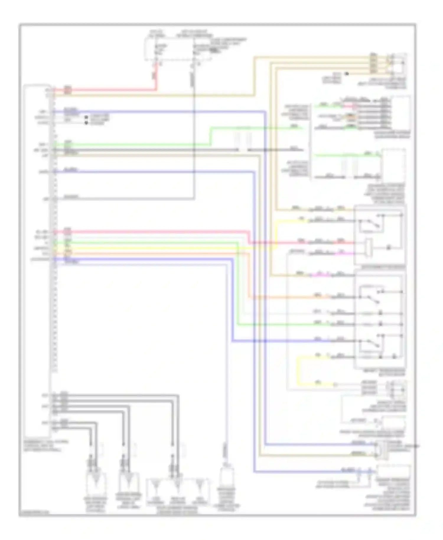 R-class Mercedes-Benz W251 facelift (2007-2010): Emergency call circuit