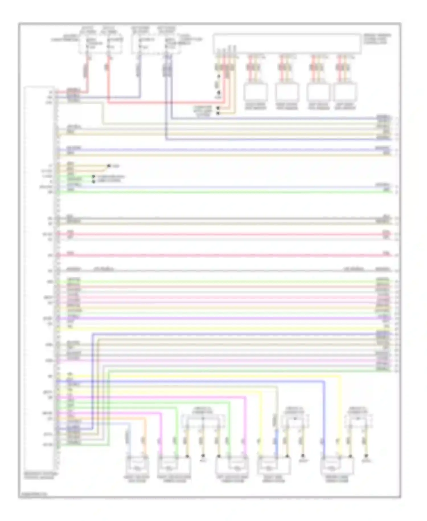 R-class Mercedes-Benz W251 facelift (2007-2010): Supplemental restraint circuit (1 of 3)