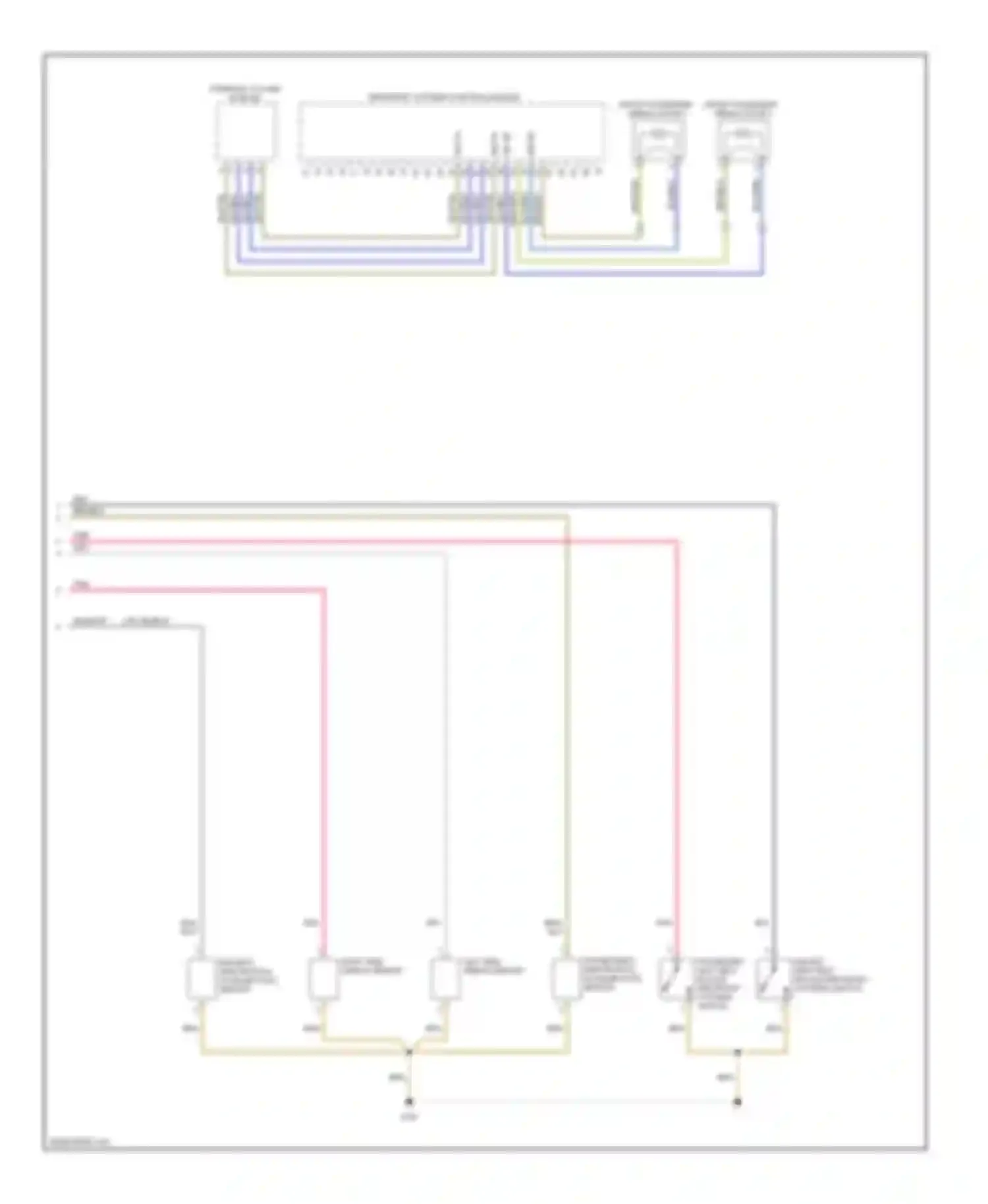 R-class Mercedes-Benz W251 facelift (2007-2010): Supplemental restraint circuit (3 of 3)
