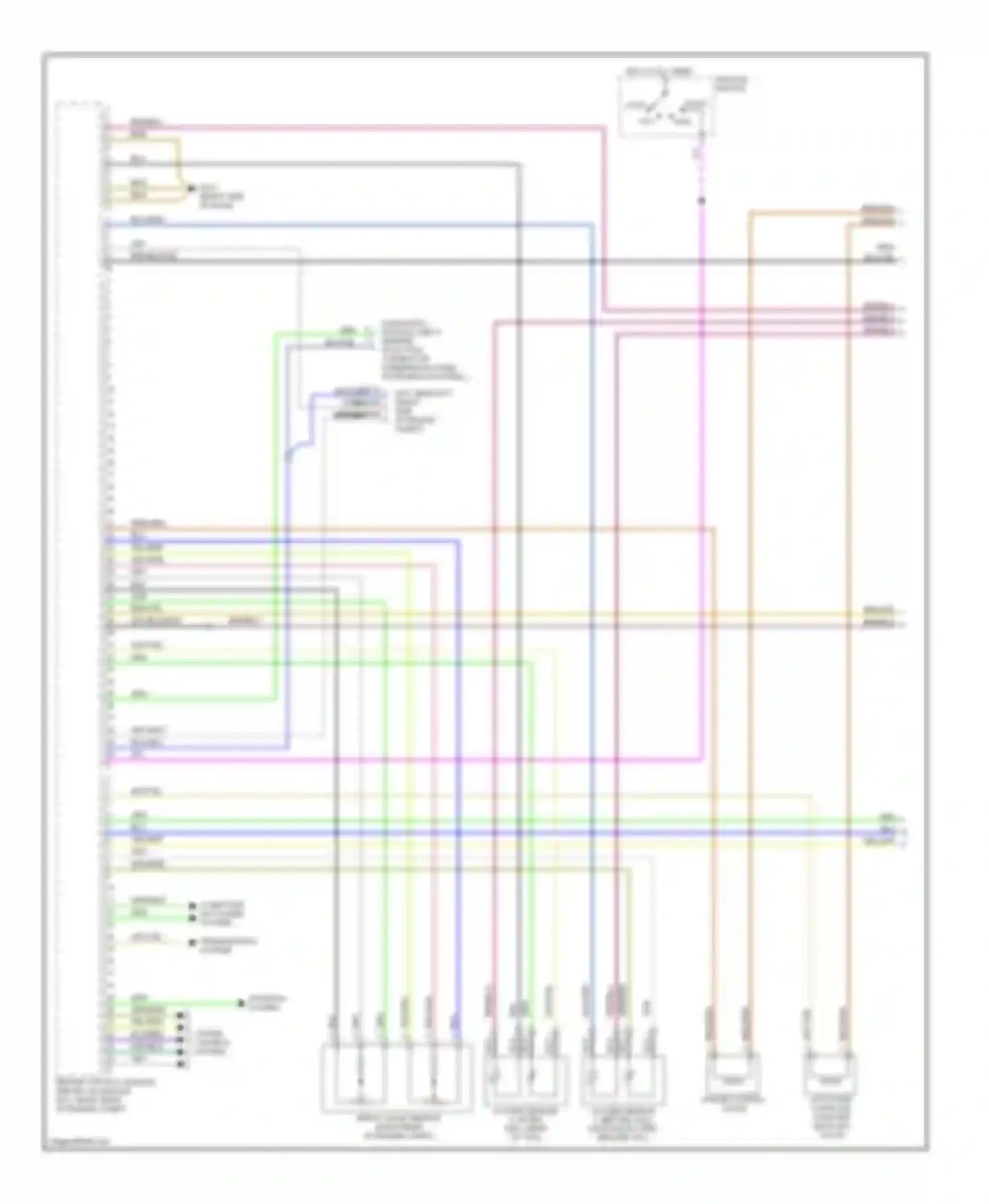 S-class Mercedes-Benz W140 facelift (1994-1999): Wiring diagram engine performance 3.2ls (1 of 3)