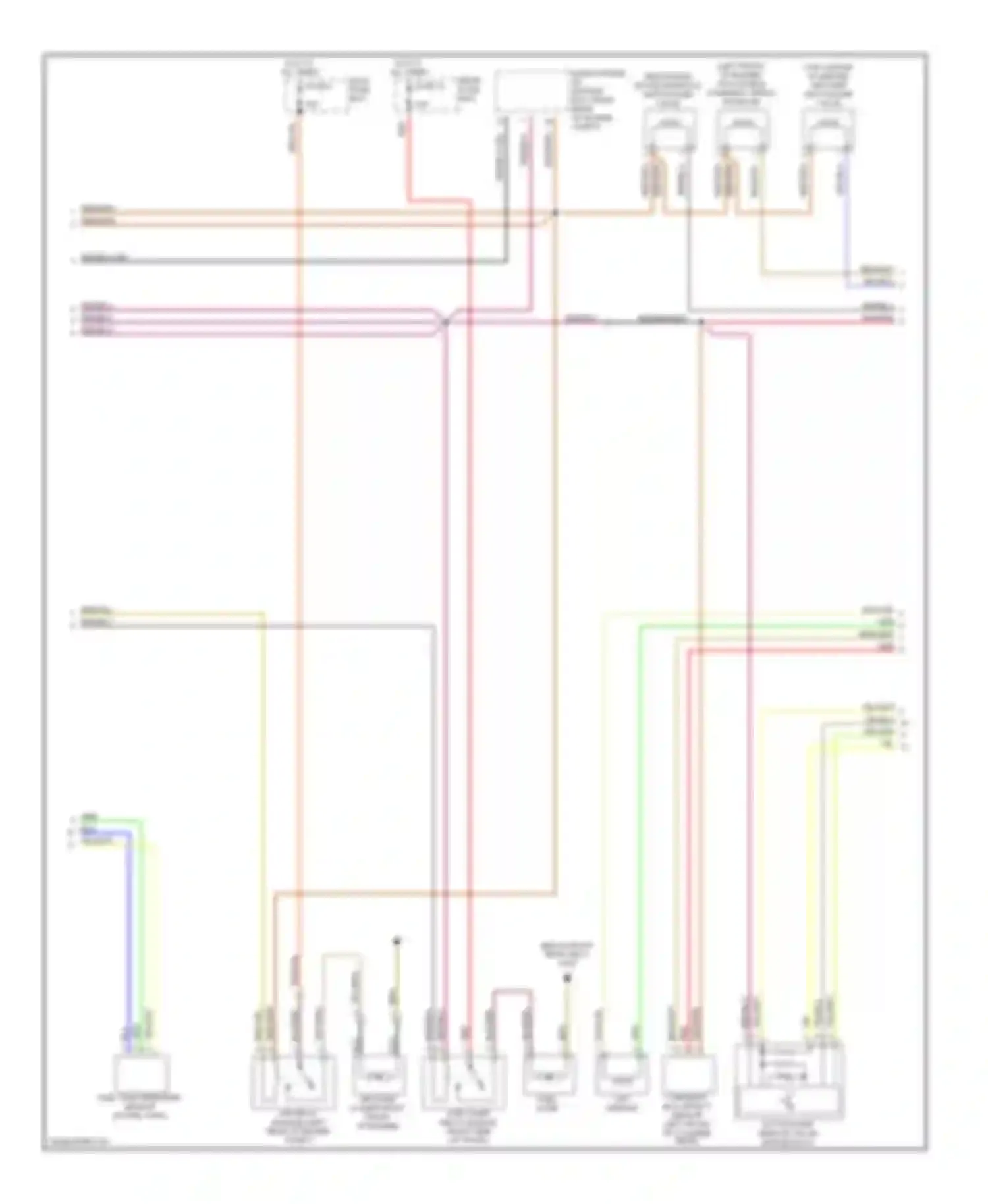S-class Mercedes-Benz W140 facelift (1994-1999): Wiring diagram engine performance 3.2ls (2 of 3)