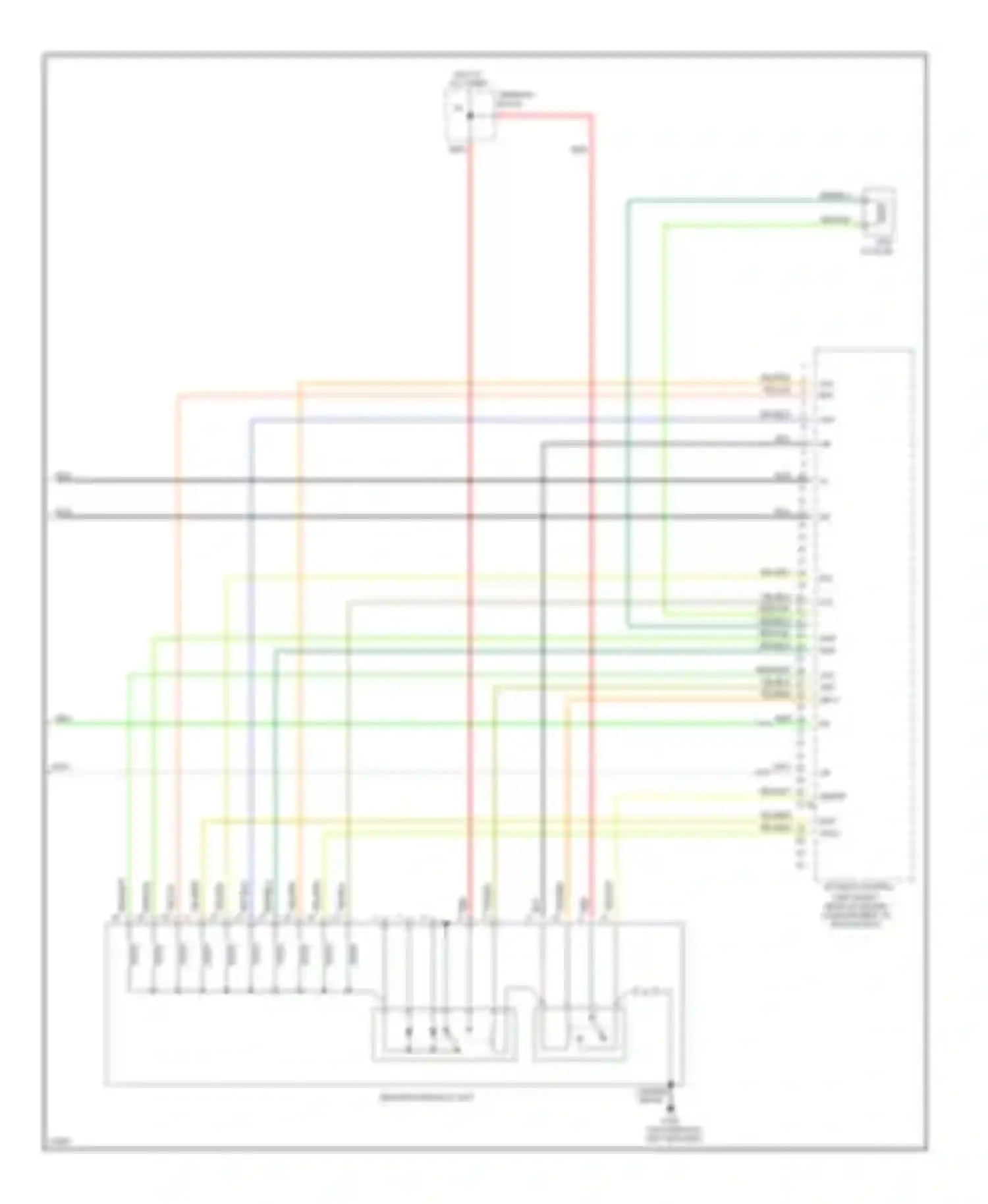 S-class Mercedes-Benz W140 (1991-1998): Anti-lock brake circuits, with traction control (2 of 2)