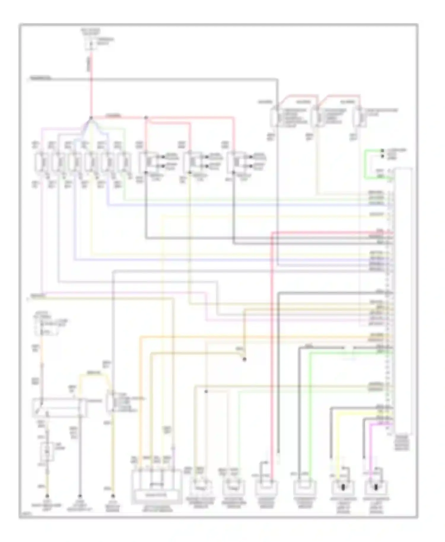 S-class Mercedes-Benz W140 (1991-1998): Wiring diagram engine performance 3.2ls (2 of 2)