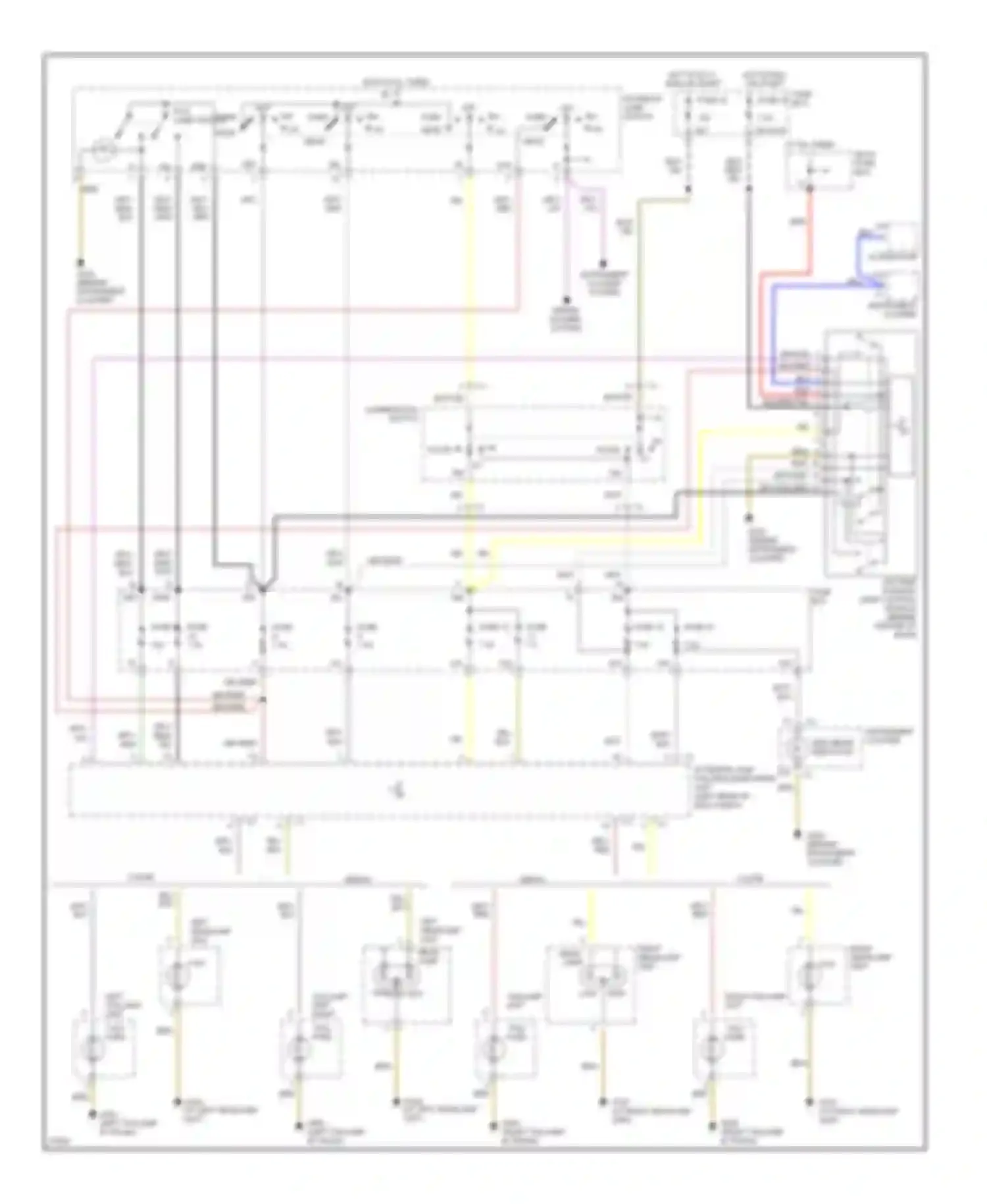 S-class Mercedes-Benz W140 (1991-1998): Drl circuit