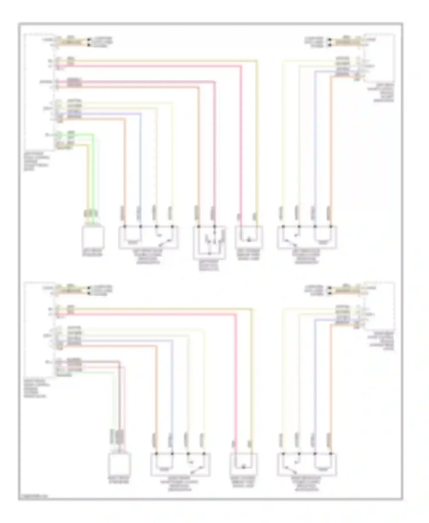 S-class Mercedes-Benz W220 facelift (2002-2005): Power door locks circuit (2 of 2)