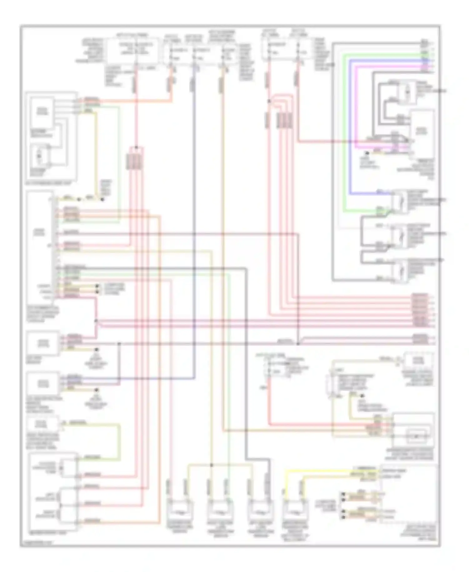 S-class Mercedes-Benz W220 (1998-2005): Automatic a/c circuit (1 of 2)