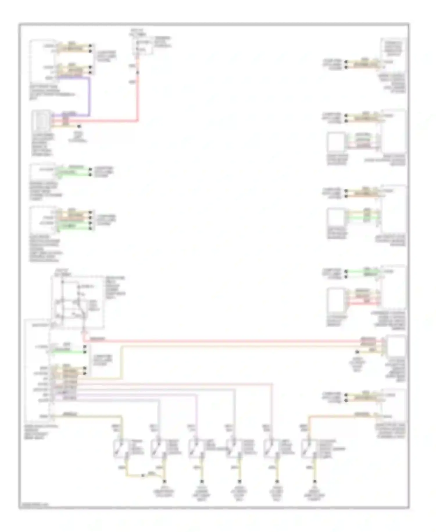 S-class Mercedes-Benz W220 (1998-2005): Anti-theft circuit