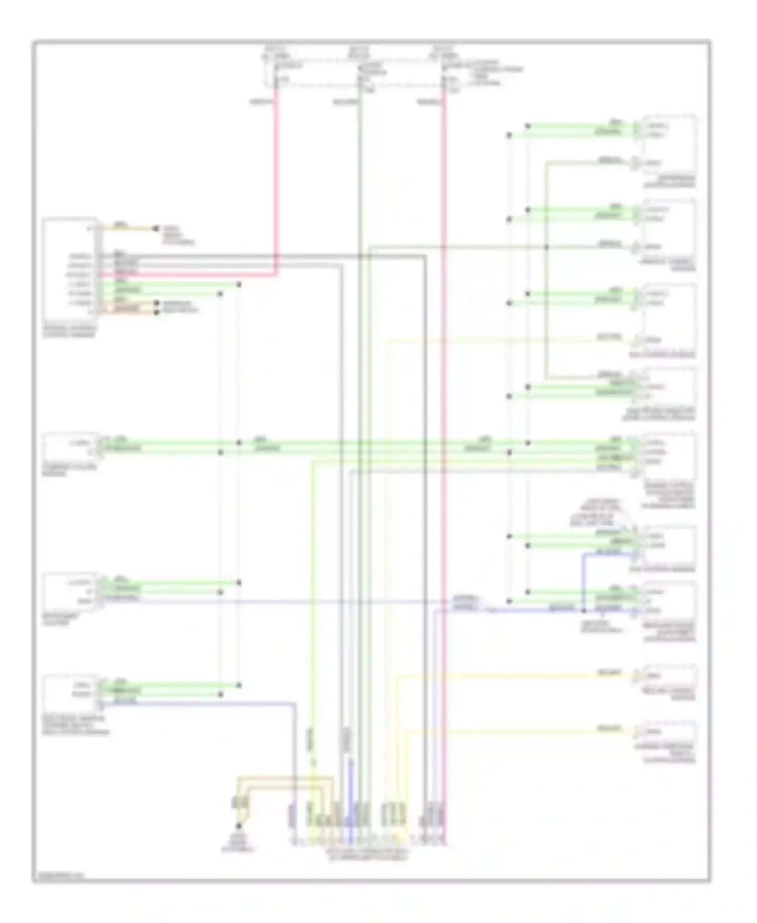 S-class Mercedes-Benz W220 (1998-2005): Data link connector circuit