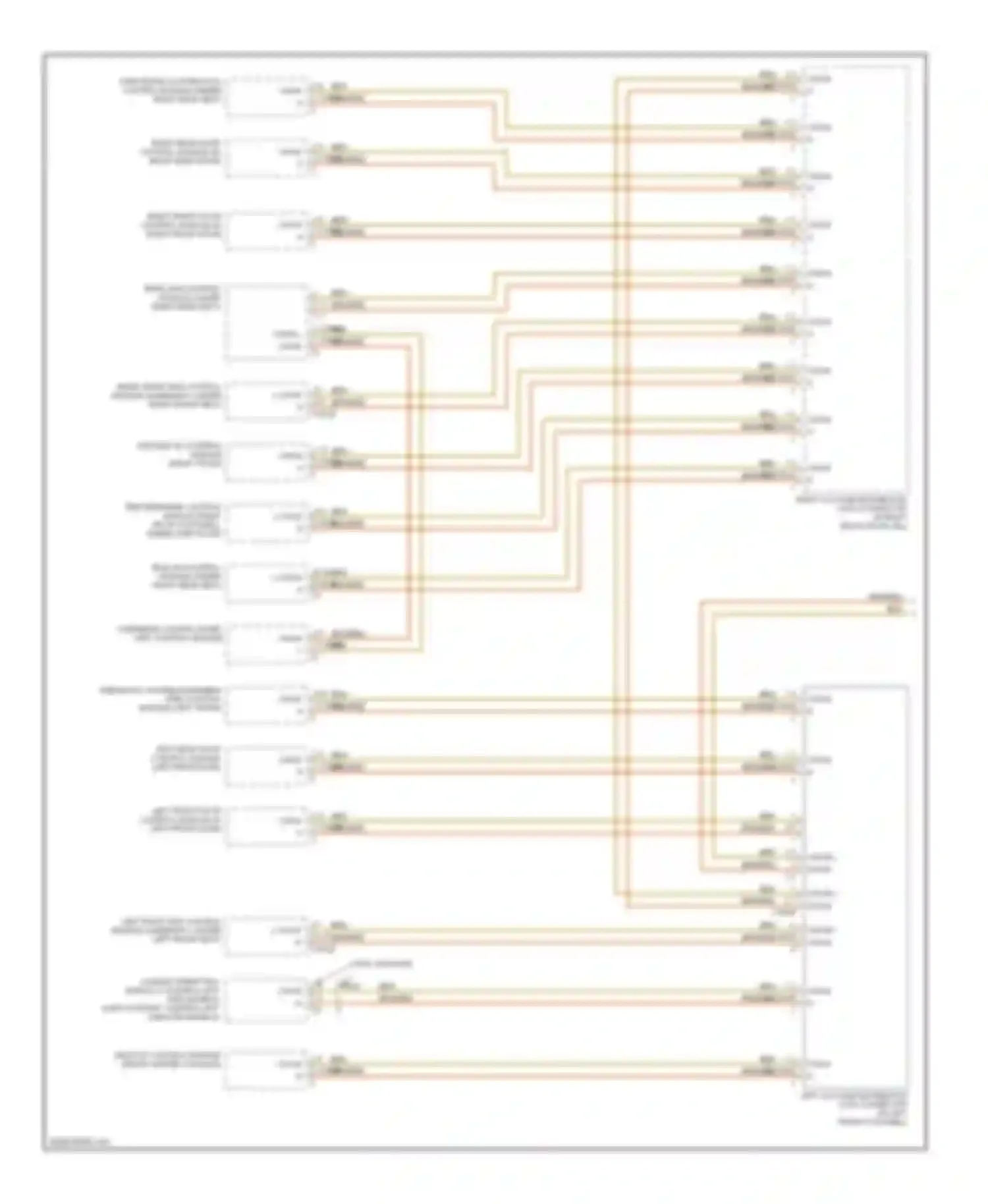 S-class Mercedes-Benz W220 (1998-2005): High/low bus circuit (1 of 2)