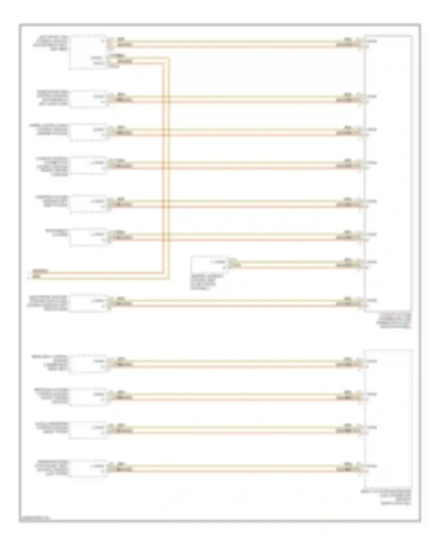 S-class Mercedes-Benz W220 (1998-2005): High/low bus circuit (2 of 2)