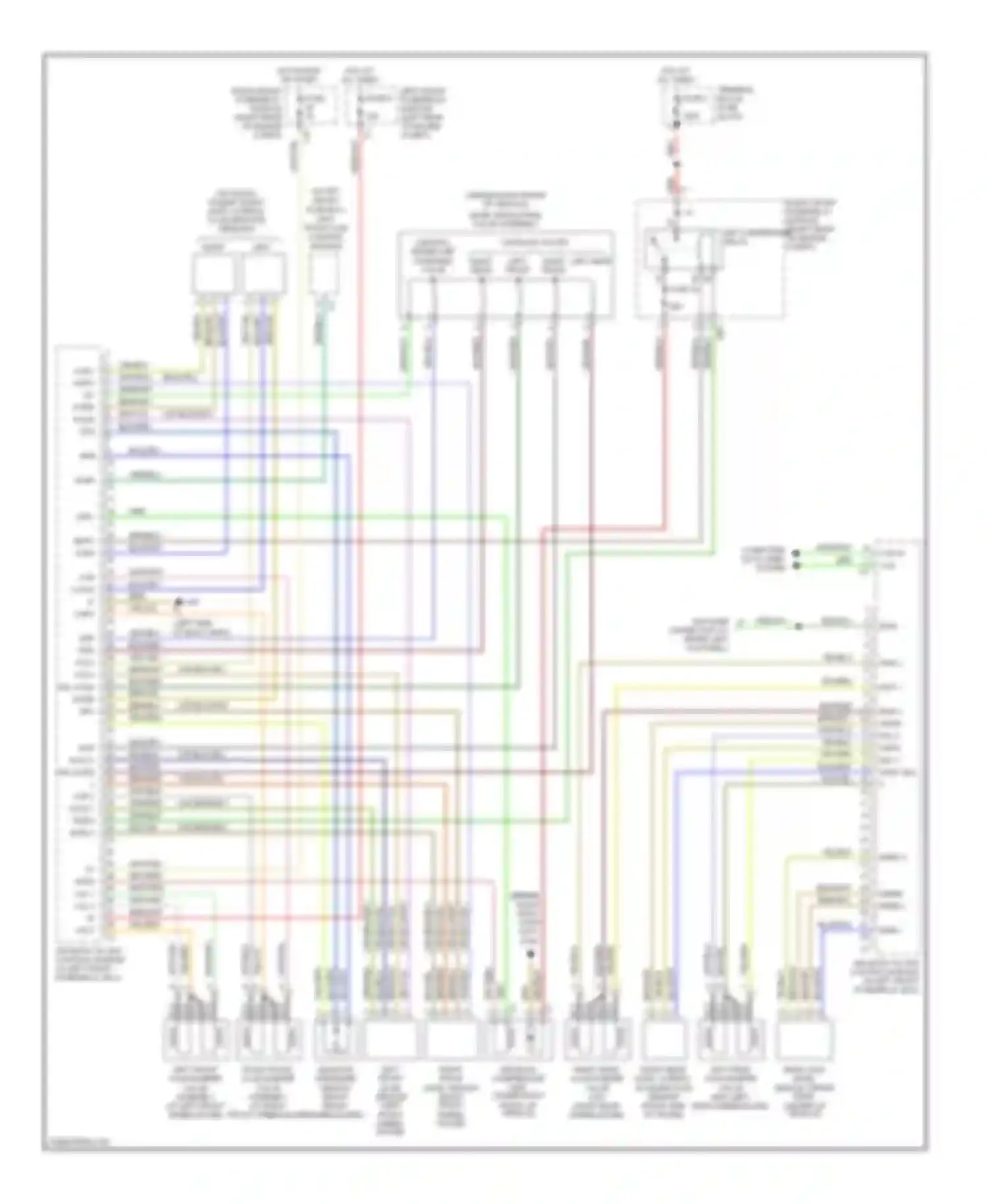 S-class Mercedes-Benz W220 (1998-2005): Electronic suspension circuit