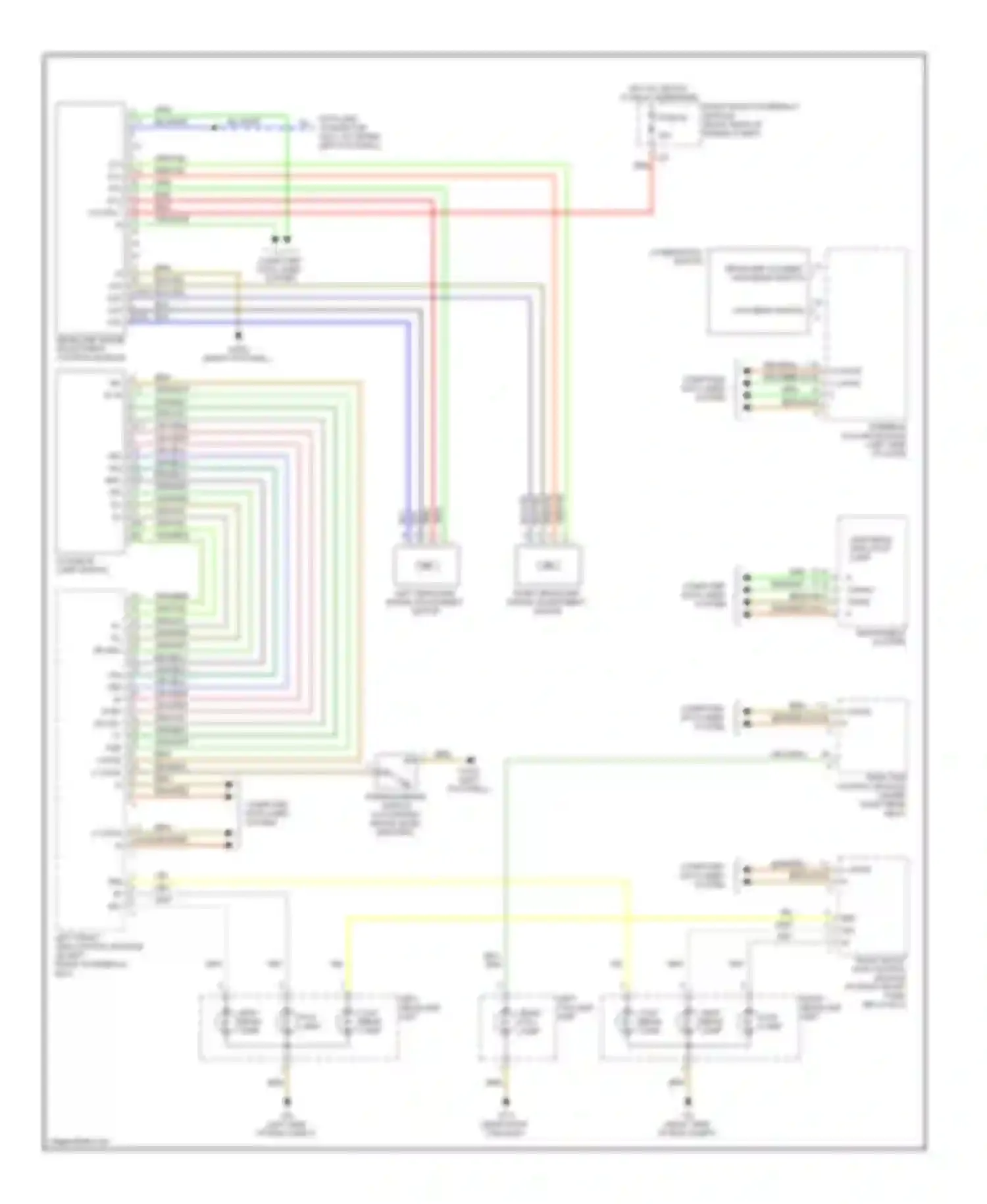 S-class Mercedes-Benz W220 (1998-2005): Headlights circuit