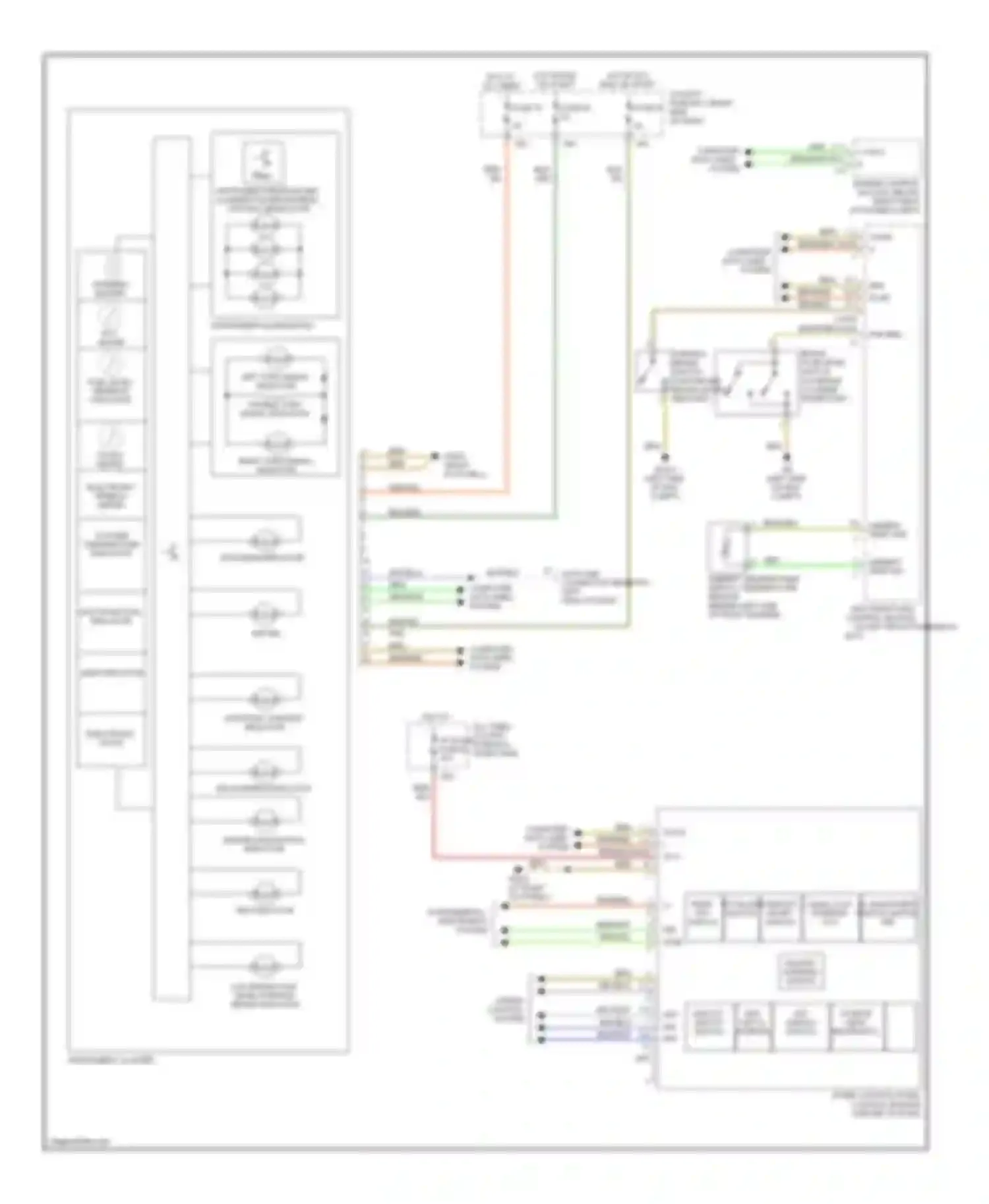 S-class Mercedes-Benz W220 (1998-2005): Instrument cluster circuit