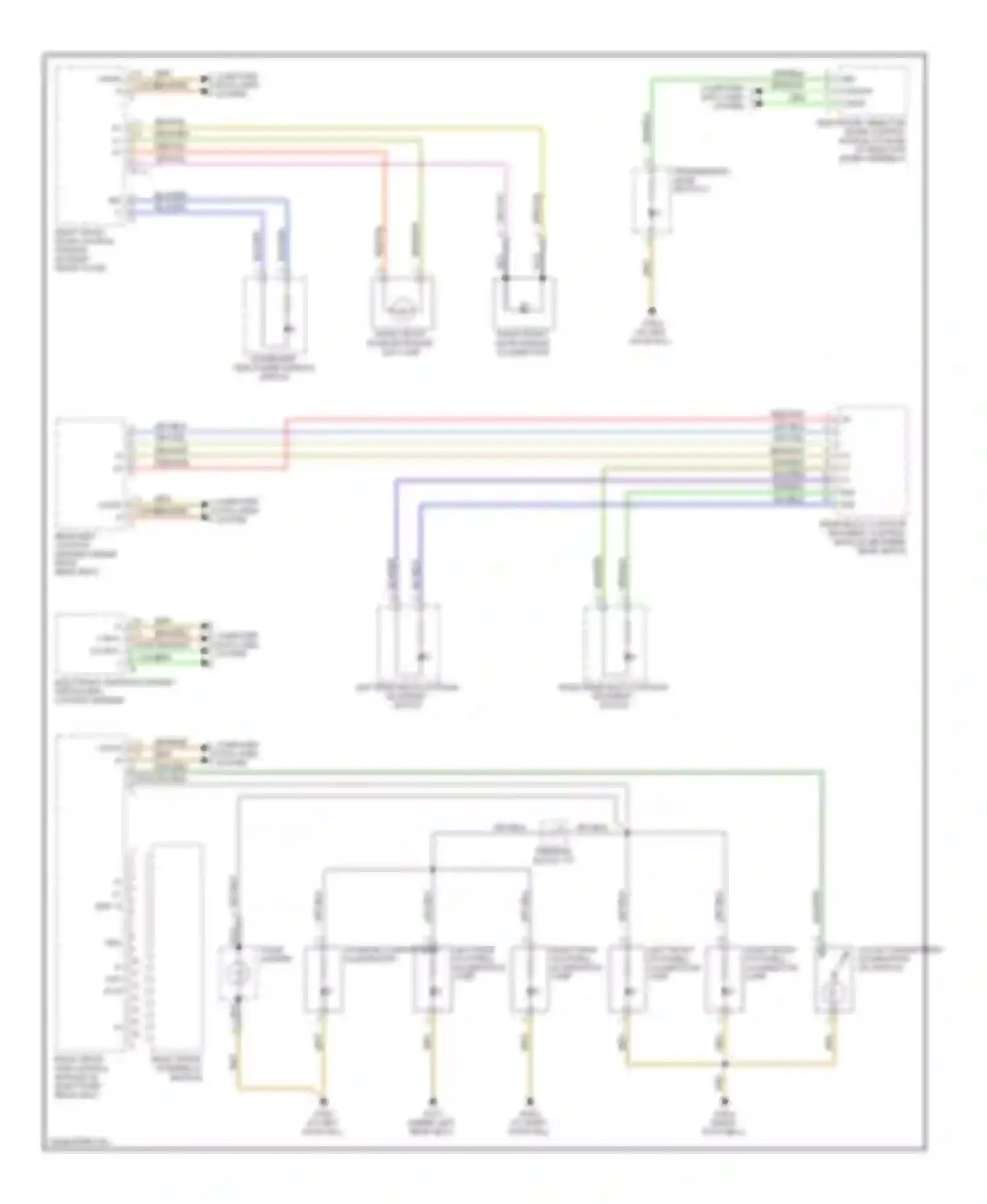 S-class Mercedes-Benz W220 (1998-2005): Interior lights circuit (3 of 4)