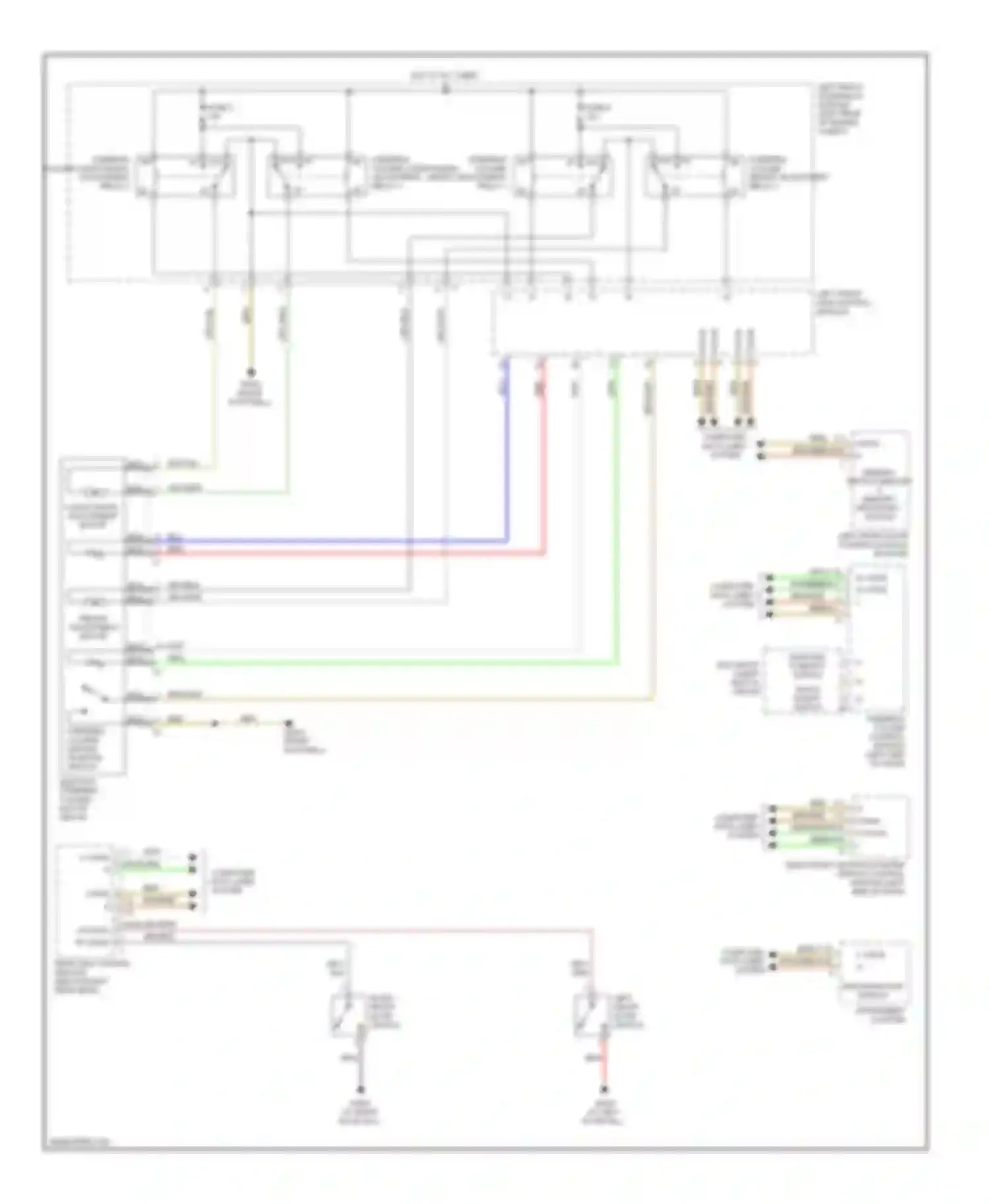 S-class Mercedes-Benz W220 (1998-2005): Steering column memory circuit